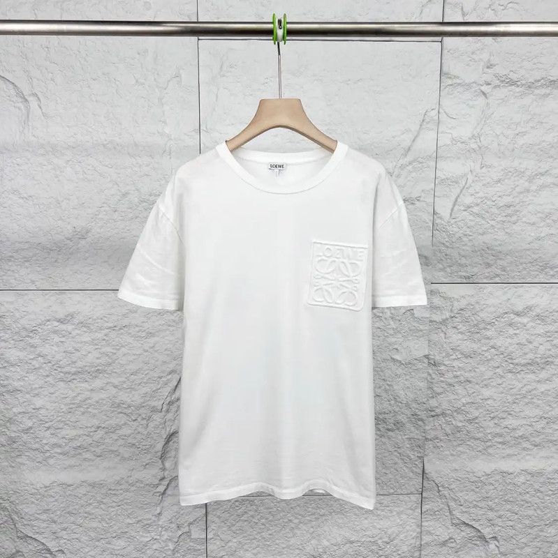 Loewe Loewe White Cotton Men's T-Shirt 0089 Size US S / EU 44-46 / 1 - 1 Thumbnail
