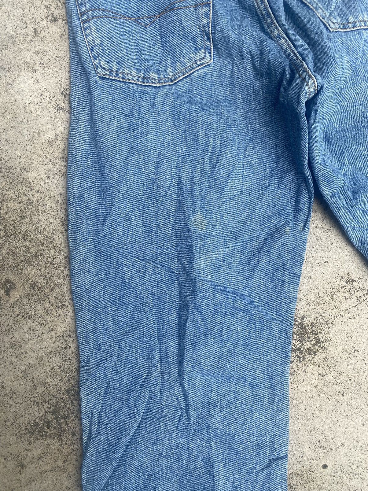 Burberry × Designer × Vintage Vintage Thomas Burberry Loose Wide Leg Jeans Size US 29 - 17 Thumbnail