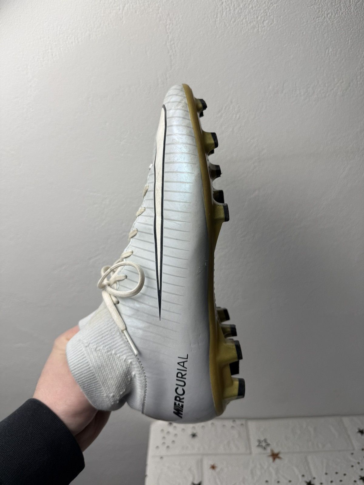 Nike Nike Mercurial Victory 6 CR7 FG Gold US8.5 UK7.5 EUR42 Size US 8.5 / EU 41-42 - 12 Thumbnail
