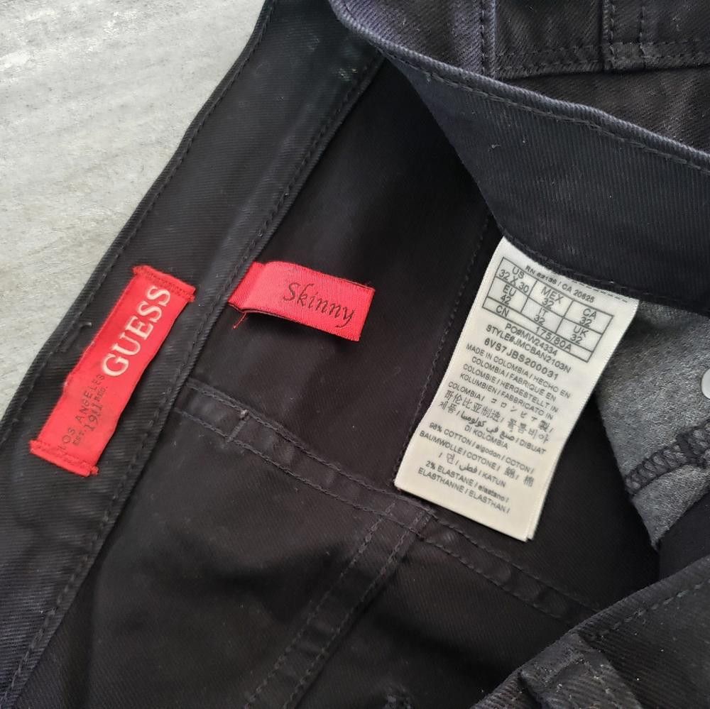 Guess Black Basic Guess Skinny Jean Size 32" / US 10 / IT 46 - 4 Thumbnail