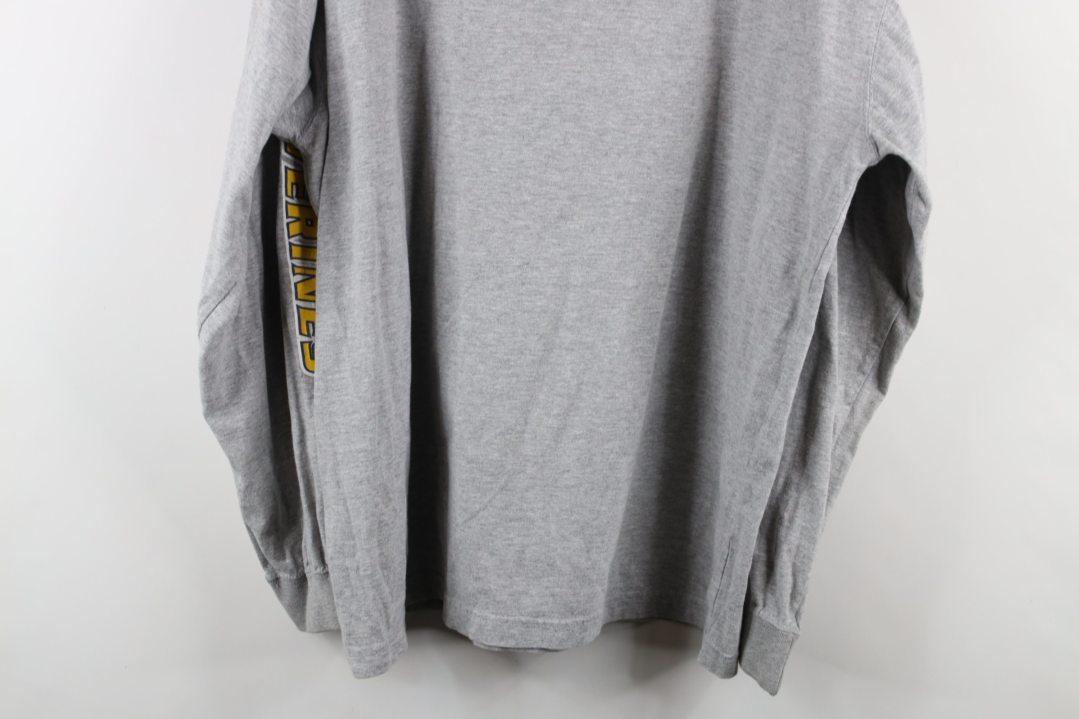 Starter × Vintage Vintage 90s Starter University Michigan Long Sleeve T-Shirt Size US XL / EU 56 / 4 - 13 Thumbnail