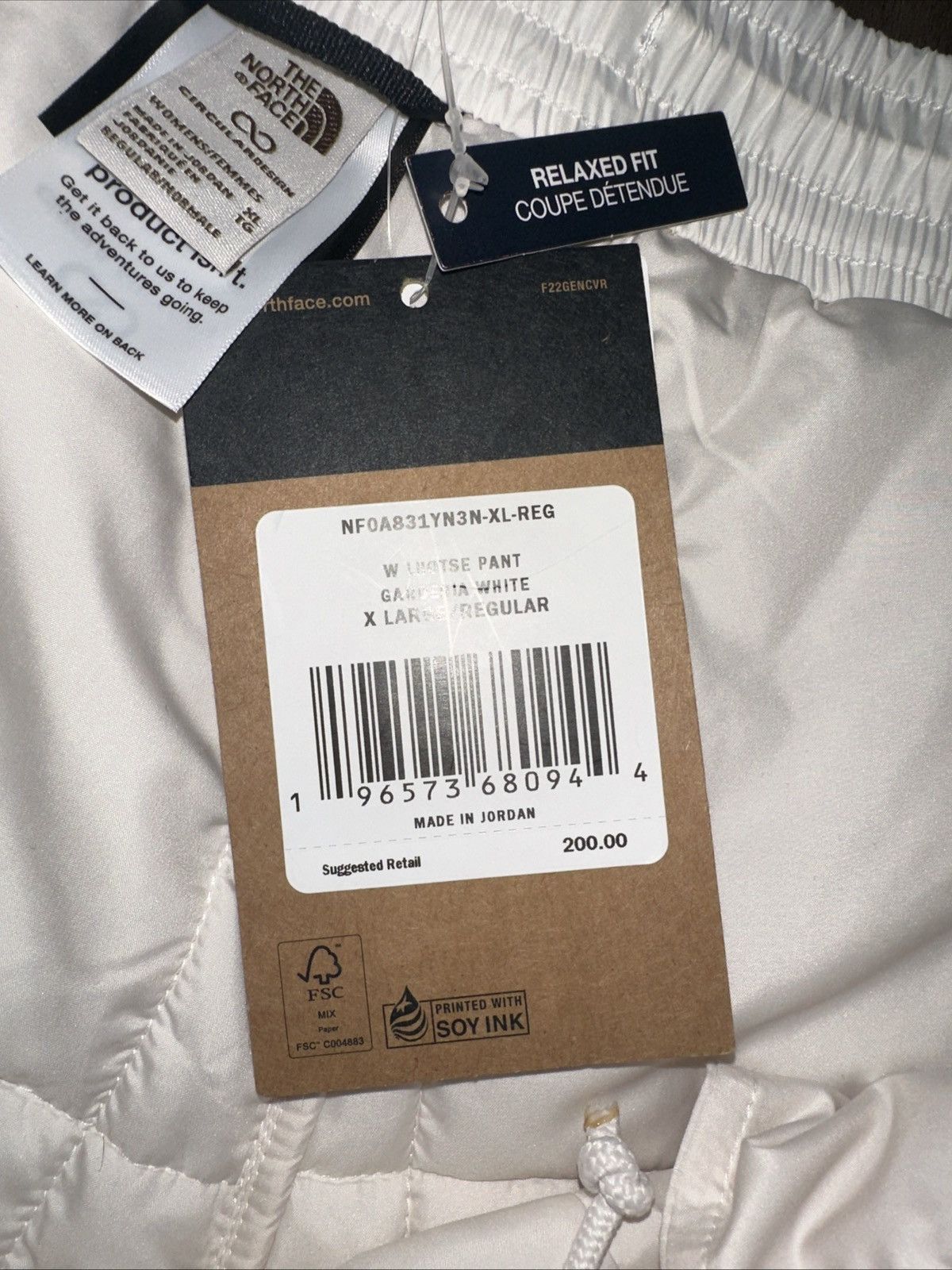 The North Face The North Face W Lhotse Pant Gardenia White XL(Men 34-36 In) Size 36" / US 14 / IT 50 - 4 Thumbnail