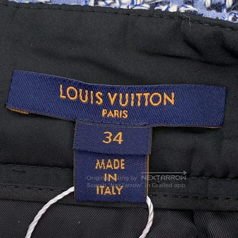 Louis Vuitton Louis Vuitton Blue Wool Women's Skirt . Size 22" - 5 Thumbnail