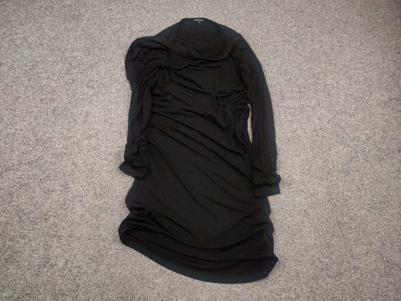 Ann Demeulemeester Ann Demeulemeester Wool Long Sleeve asymmetrical Slim Dress Size L / US 10 / IT 46 - 2 Thumbnail
