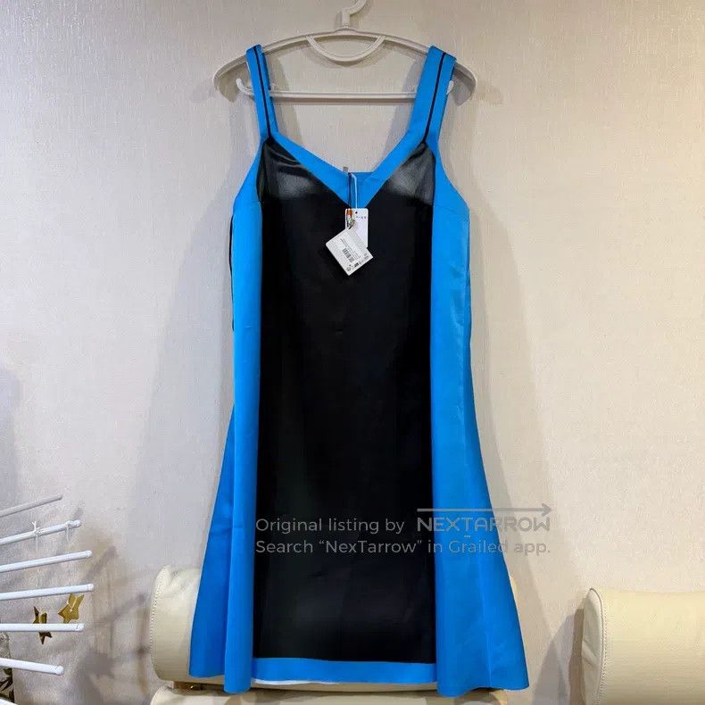 Loewe Loewe FW23 Color Block V-Neck Sleeveless Dress Size XS / US 0-2 / IT 36-38 - 1 Thumbnail