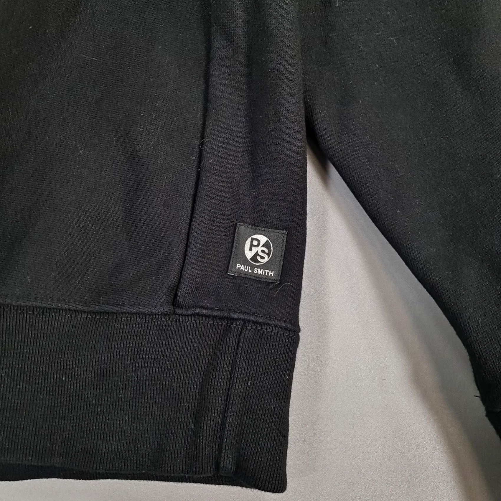 Paul Smith Paul Smith Mens Sweatshirt Black Medium Zebra Logo Fleece Cotton Crew Sweater Size US M / EU 48-50 / 2 - 5 Thumbnail