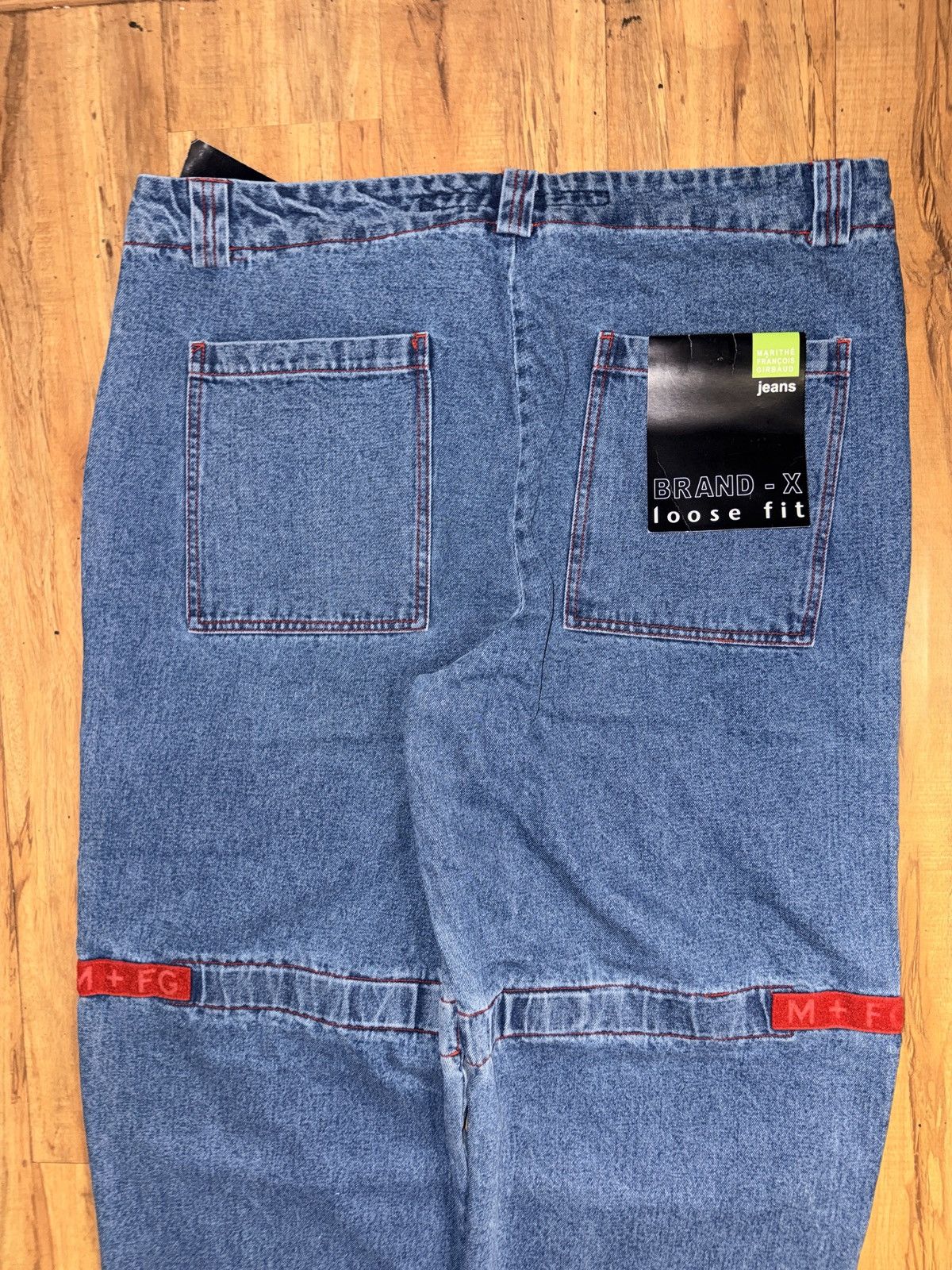 Marithe + Francois Girbaud Vintage 90s Marithe Francois Girbaud Wide-Leg Jeans Size US 44 / EU 60 - 8 Thumbnail