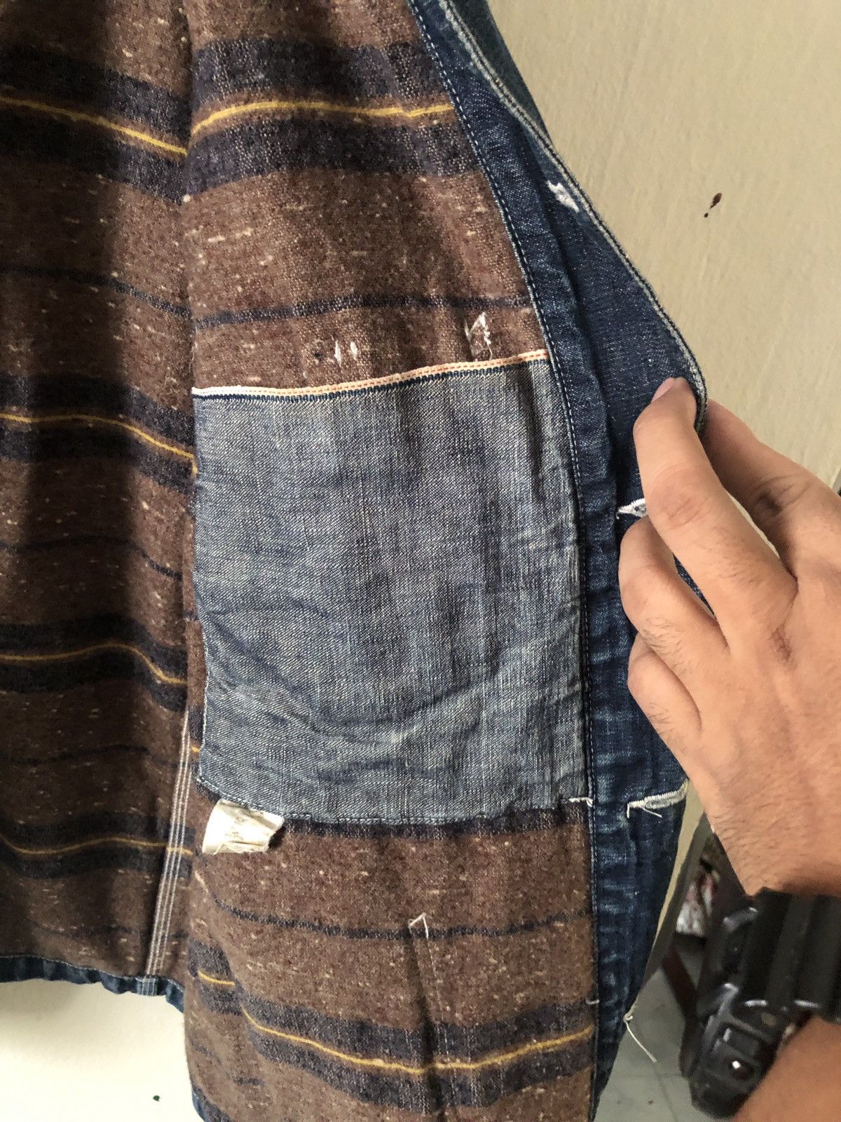 Japanese Brand Vintage Let It Ride ELT Japan Thrashed Chore Cowboy Jacket Size US M / EU 48-50 / 2 - 5 Thumbnail