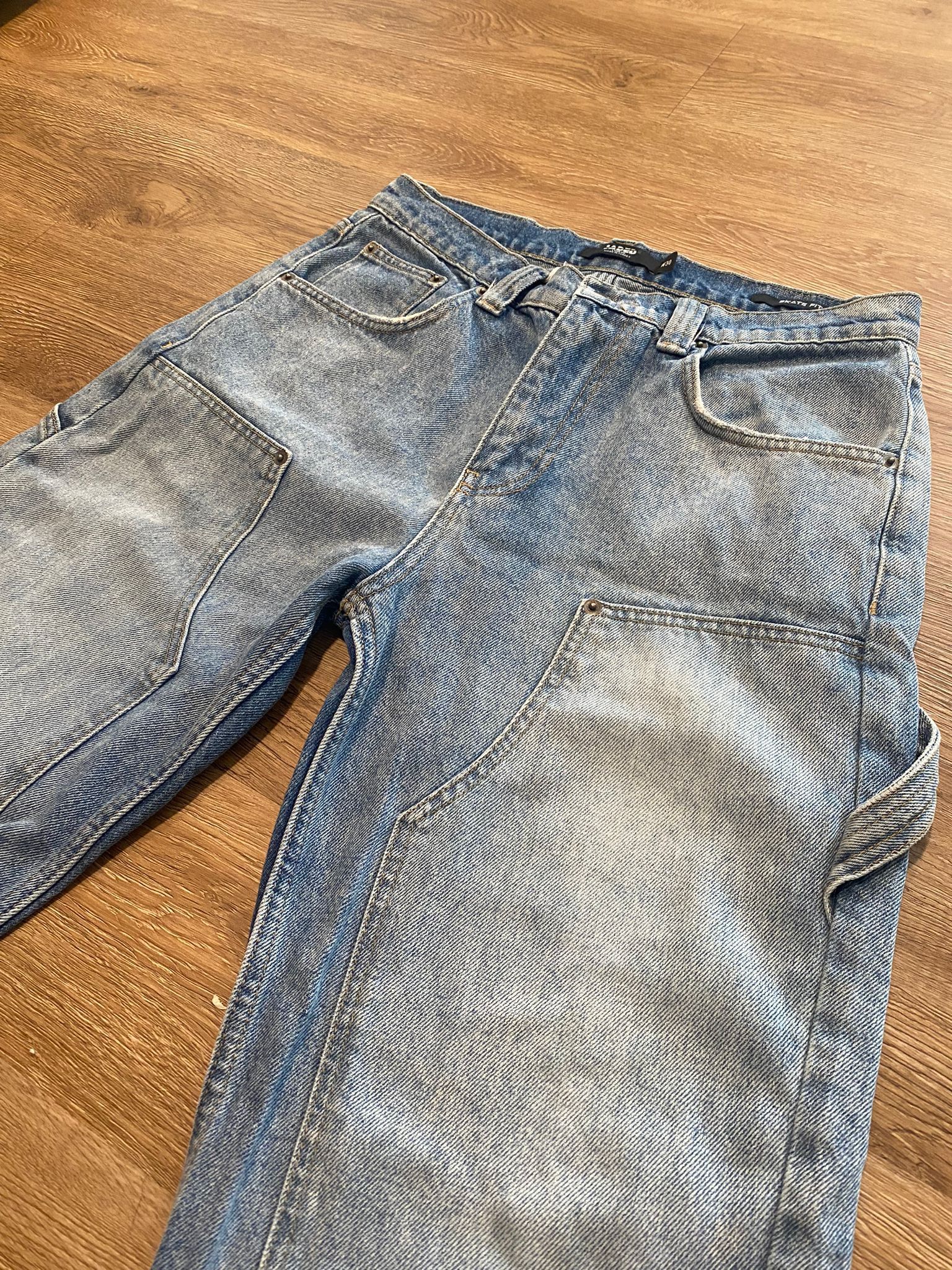 Jaded London Cotton Denim Carpenter Jeans – Blue Size US 30 / EU 46 - 4 Thumbnail