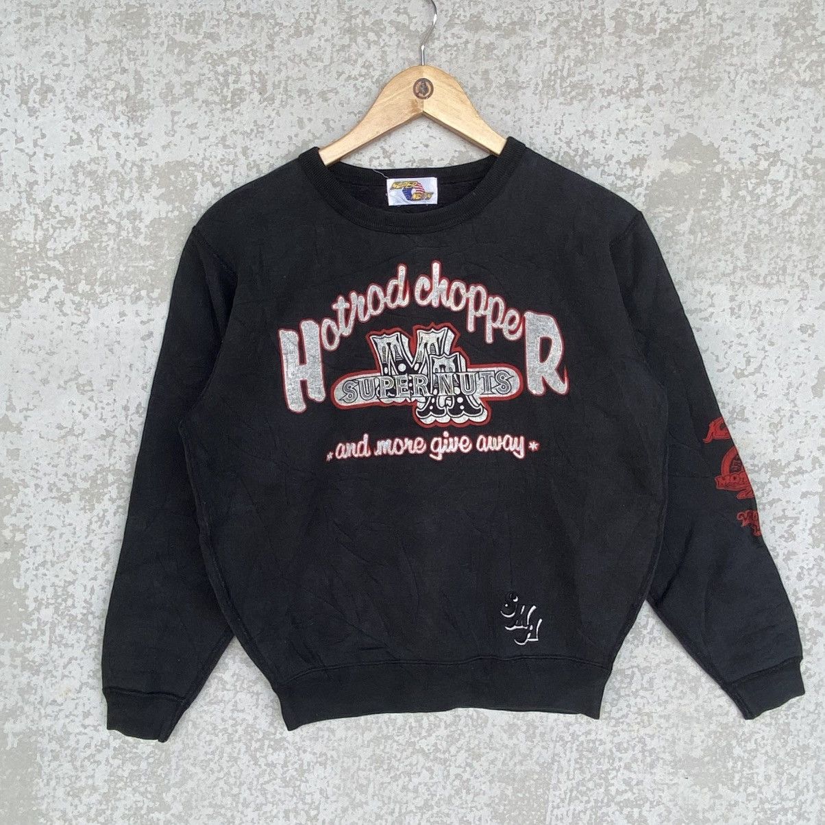 Other Vintage Superstar Nuts Big Printed Crewneck Sweatshirt Black Size US S / EU 44-46 / 1 - 1 Thumbnail