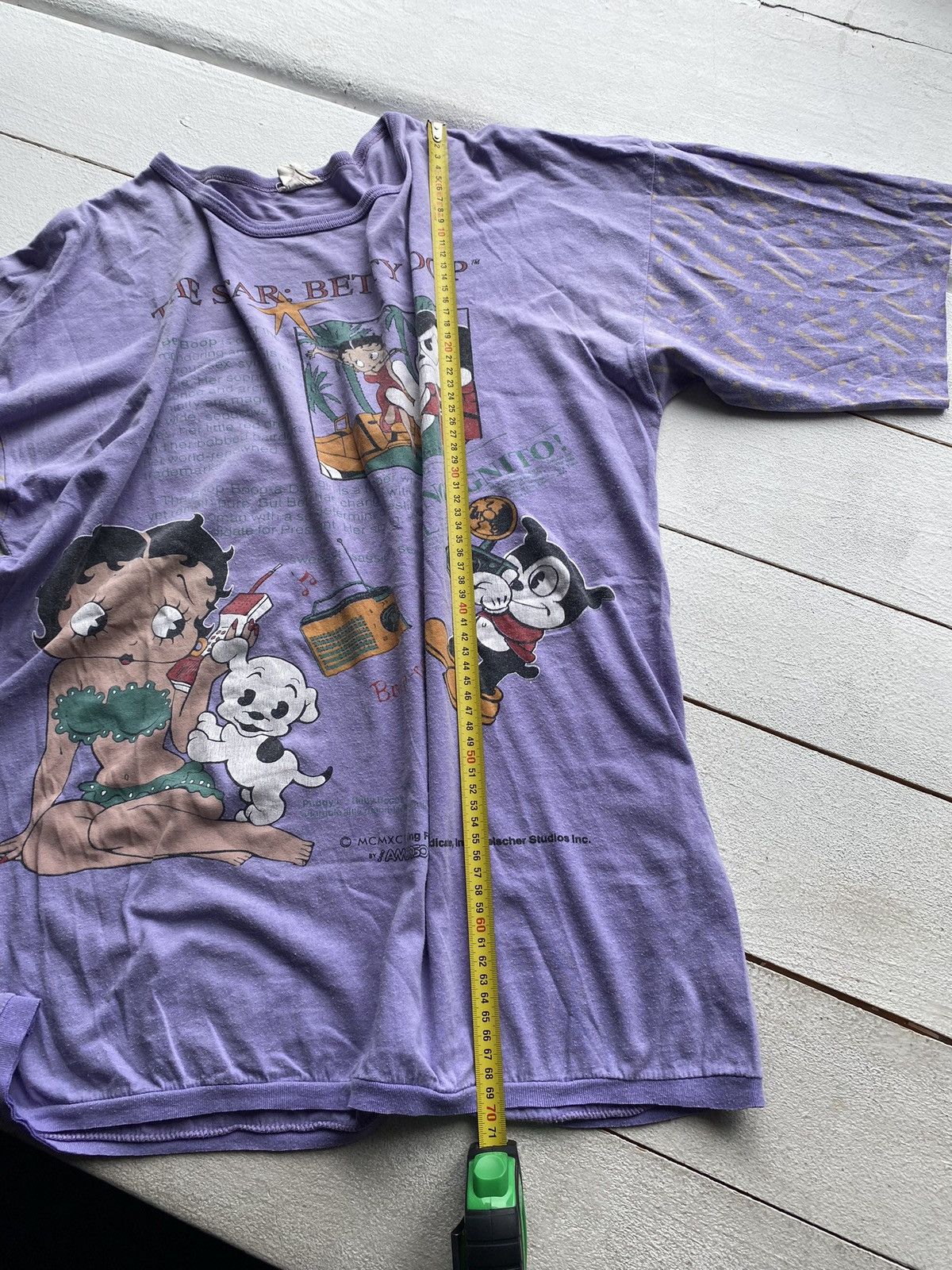 Cartoon Network × Vintage 🔥1991 Betty Boop The Star Incognito OG VNTG Purple Oversized Size US L / EU 52-54 / 3 - 14 Thumbnail