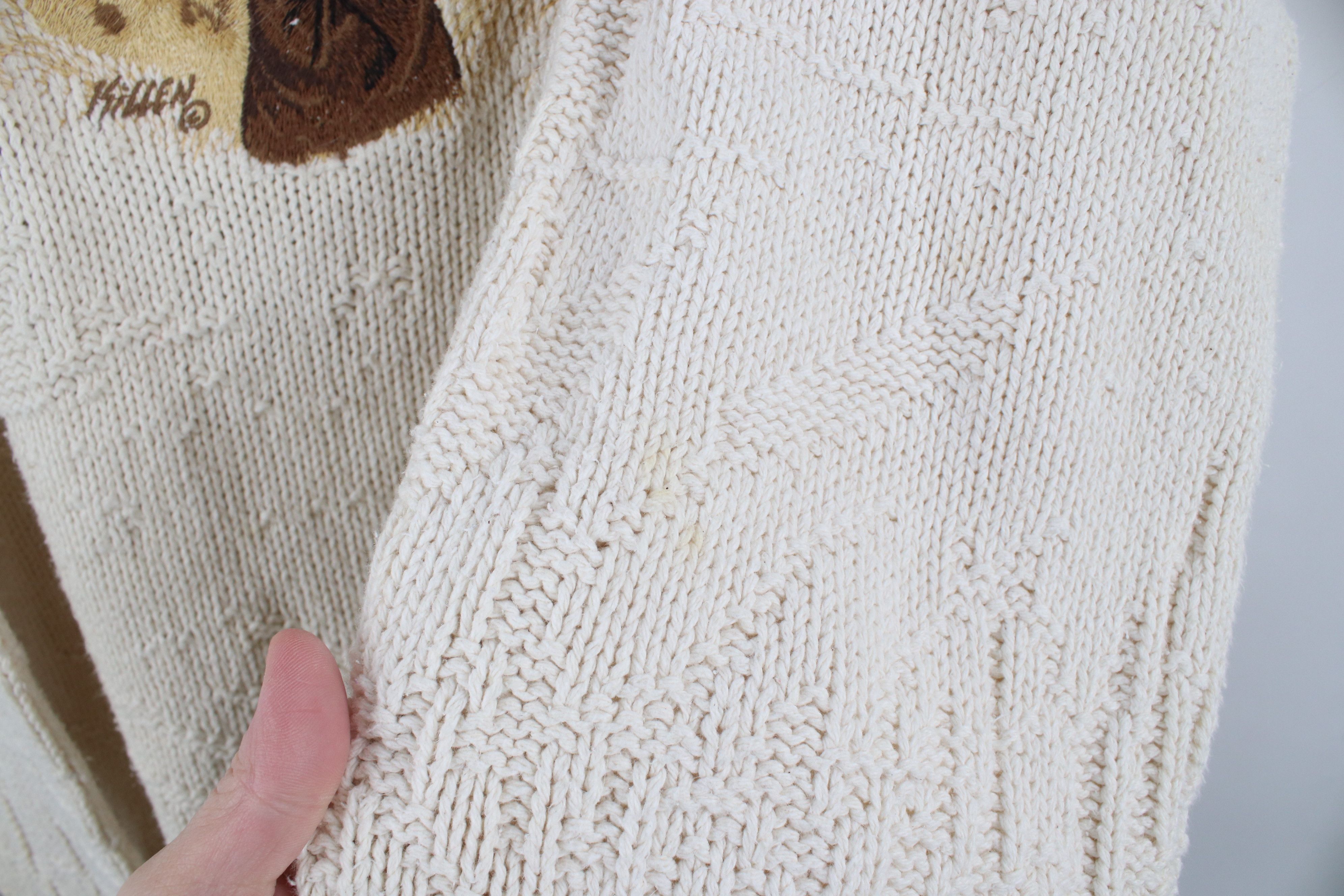 Vintage Vintage 90s Streetwear Labrador Dog Crewneck Sweater USA Size US L / EU 52-54 / 3 - 8 Thumbnail