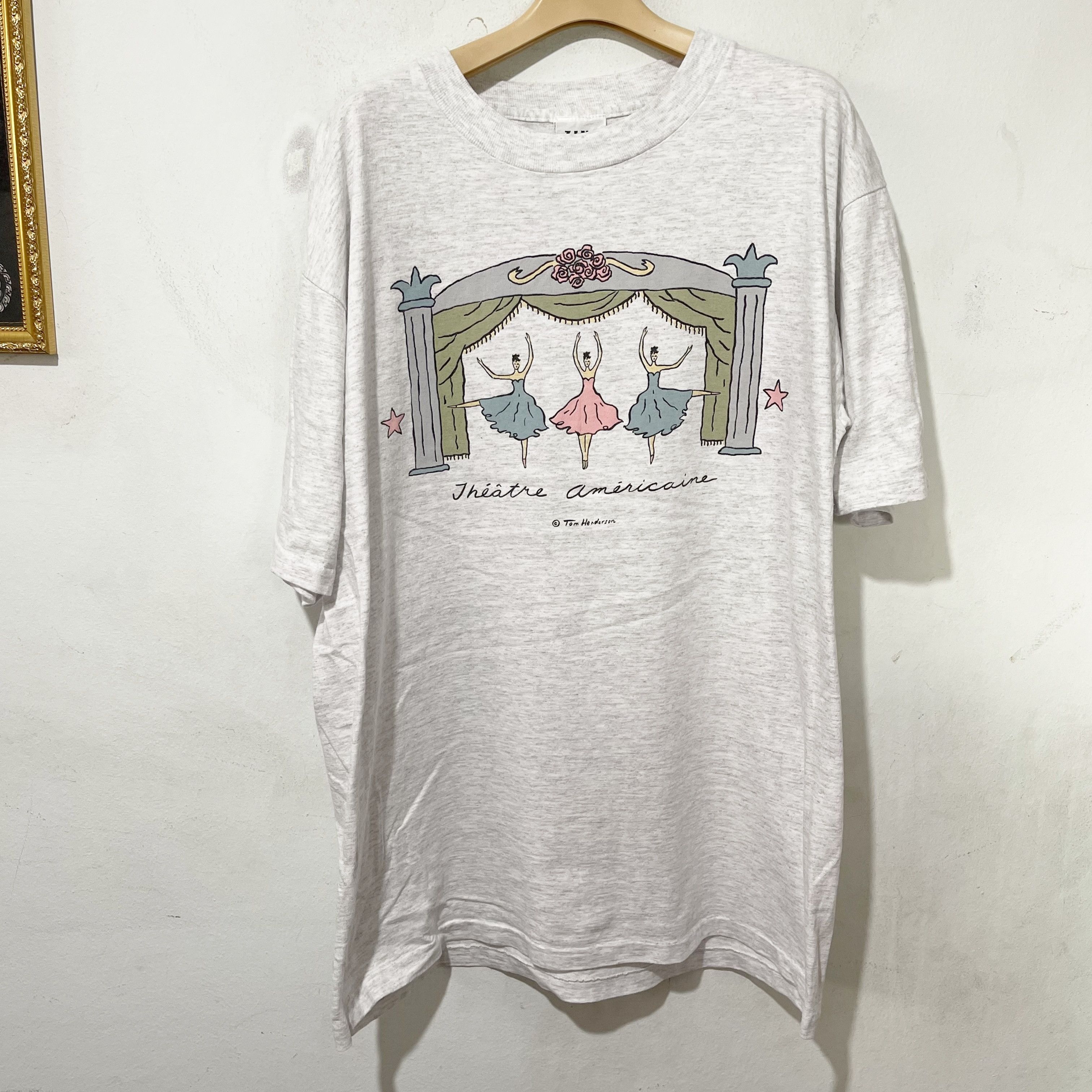 Vintage Vintage 90s Ballet Théâtre Américaine Dancer T-Shirt Size US XL / EU 56 / 4 - 1 Thumbnail