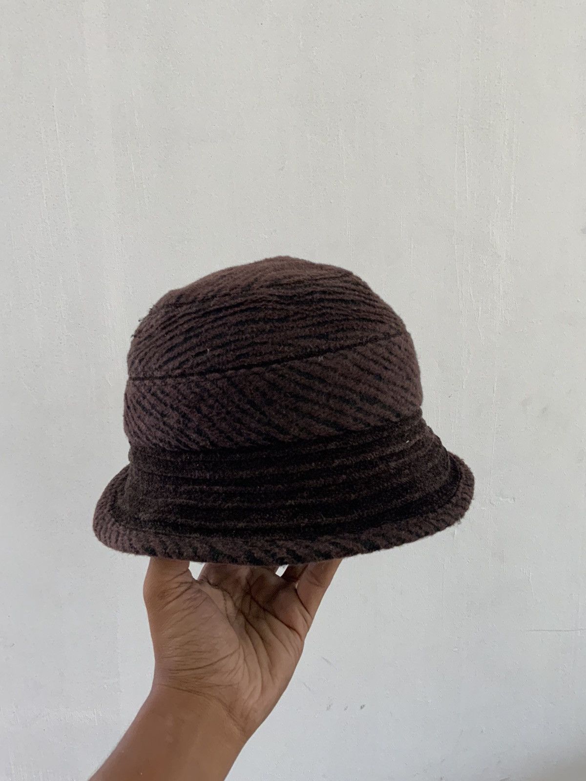 Japanese Brand Vogue Japan Made Corduroi Brown Bucket Hat Size ONE SIZE - 4 Thumbnail