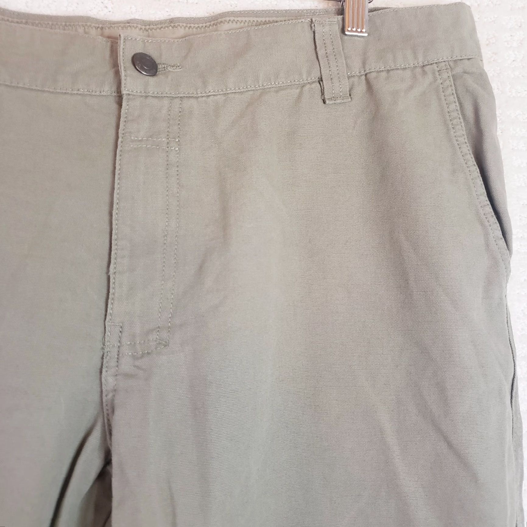 Vintage Columbia Pants Mens 40x30 Regular Fit Tan Beige Flat Front Cotton Spandex Size US 40 / EU 56 - 5 Thumbnail