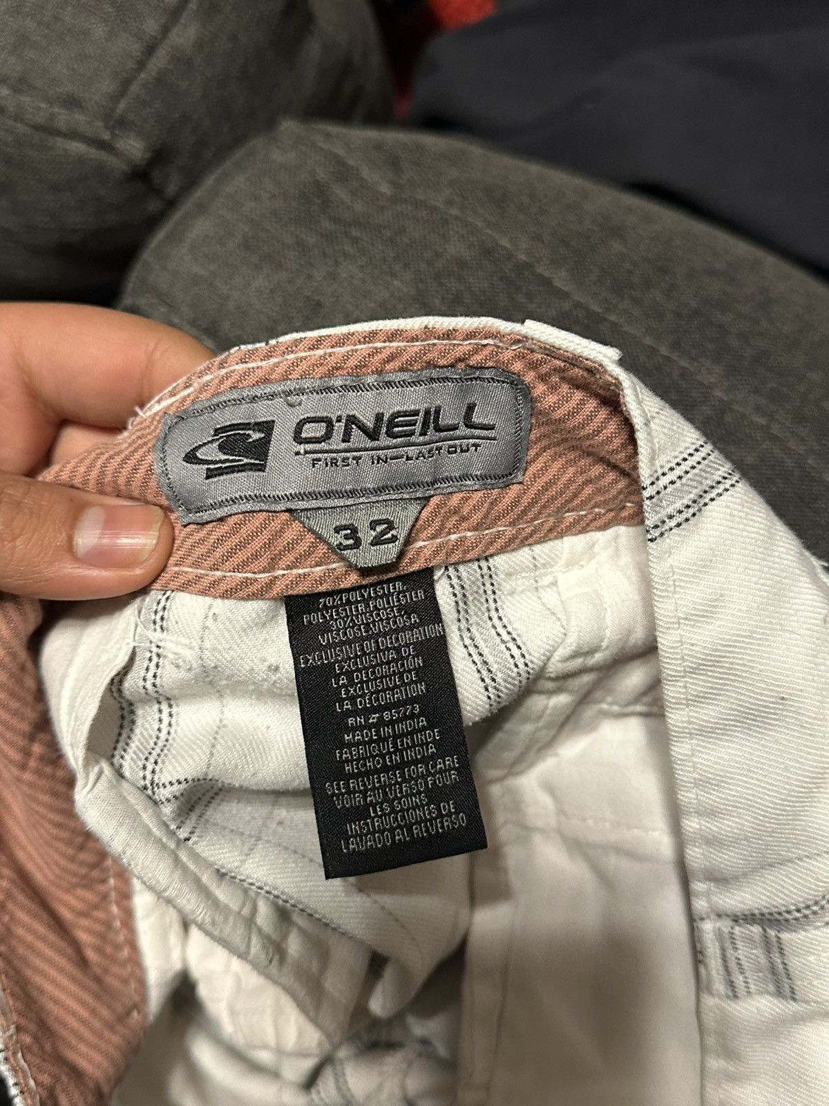 O'Neill White O’neill plad shorts Size US 32 / EU 48 - 4 Thumbnail