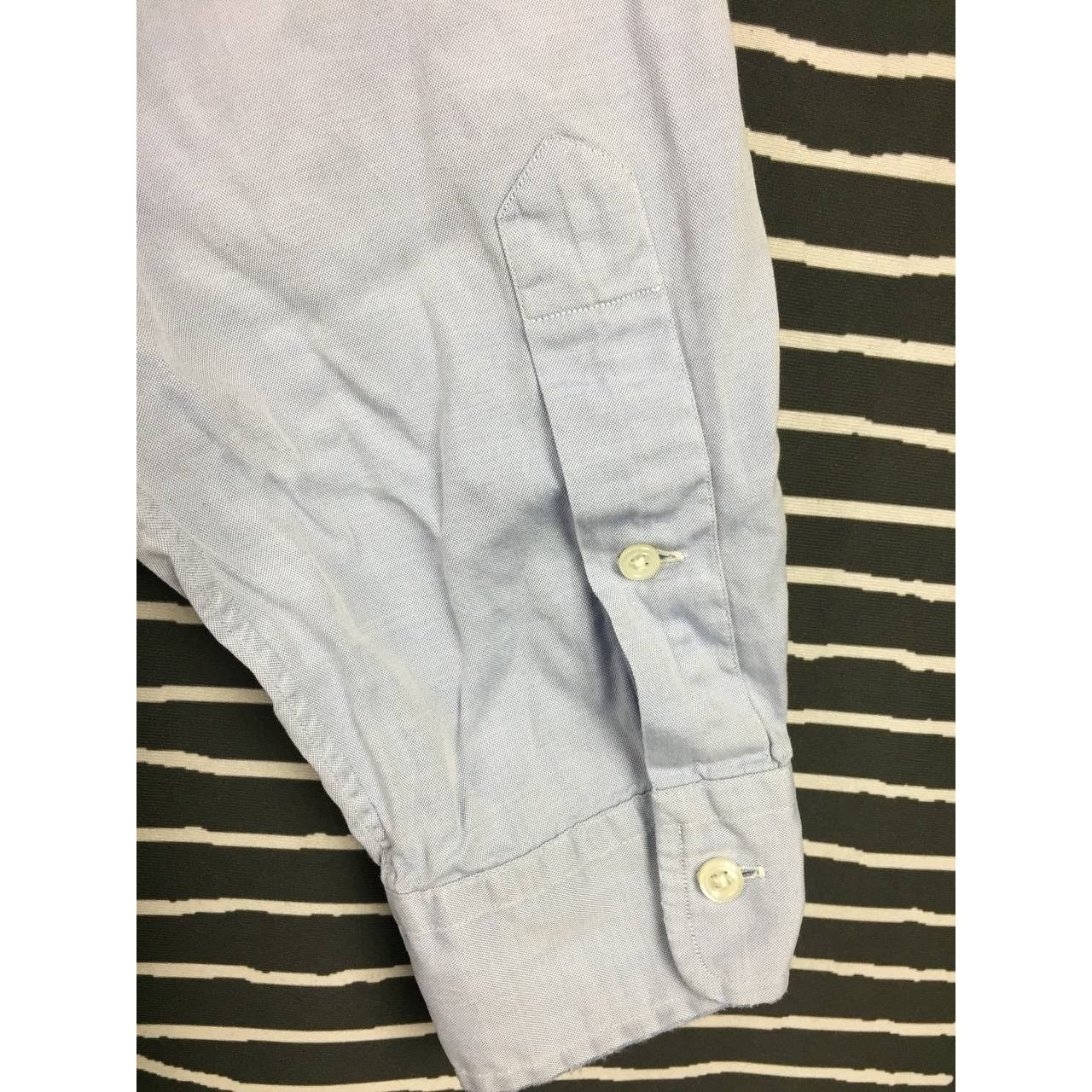 Ralph Lauren × Vintage Vtg Ralph Lauren Yarmouth Cotton Pinpoint Oxford Shirt Size US XXL / EU 58 / 5 - 11 Thumbnail