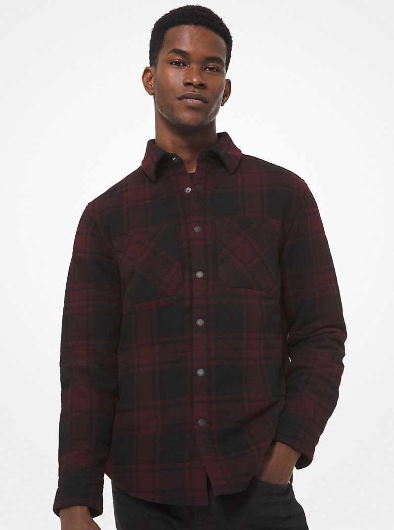 Michael Kors Michael Kors Shirt Jacket Men’s XL Buffalo Plaid Check Wool Size US XL / EU 56 / 4 - 1 Thumbnail