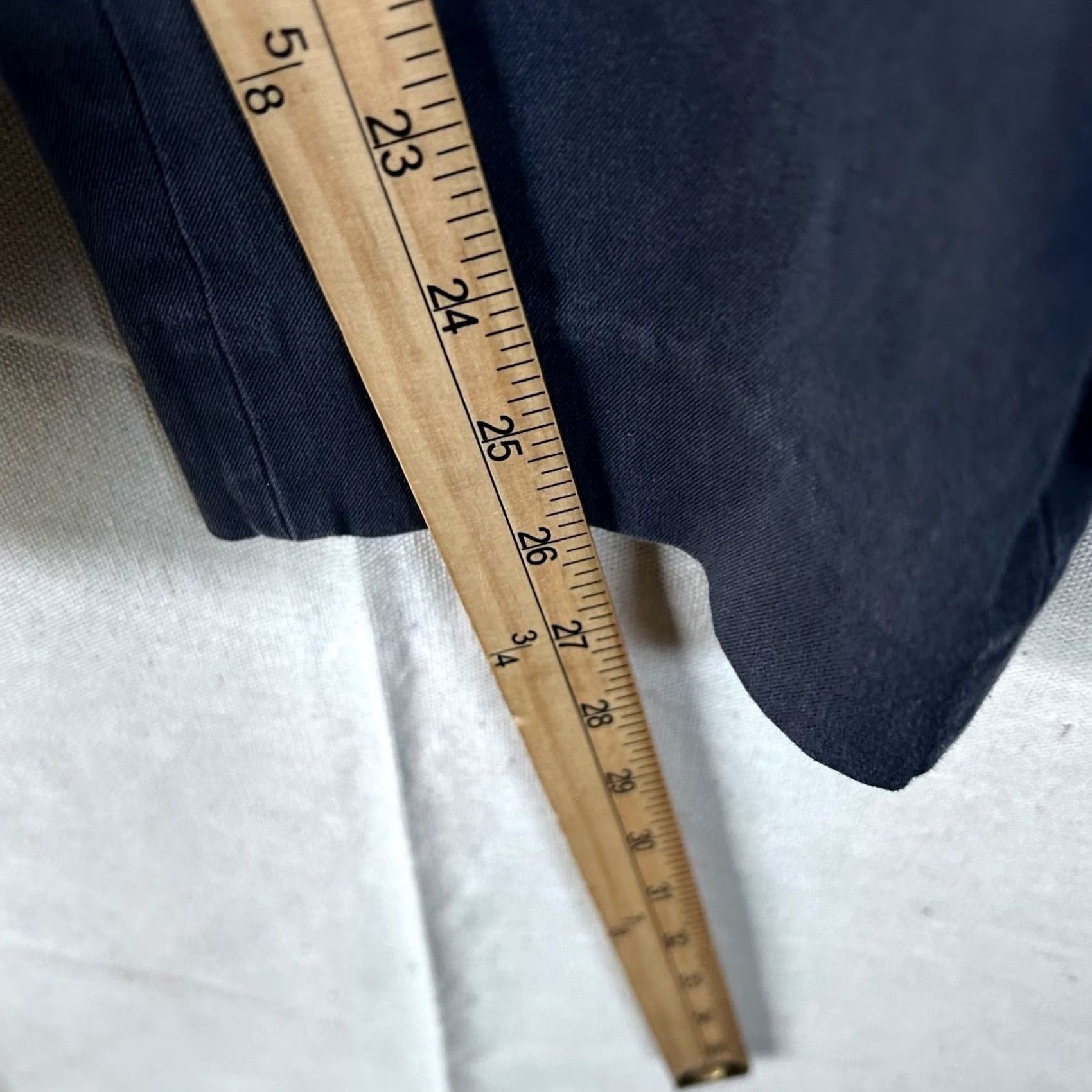 Everlane Everlane The Street Ankle Pant Blue Womens Size 10 Zip Stretch Trousers Navy Size 32" / US 10 / IT 46 - 5 Thumbnail