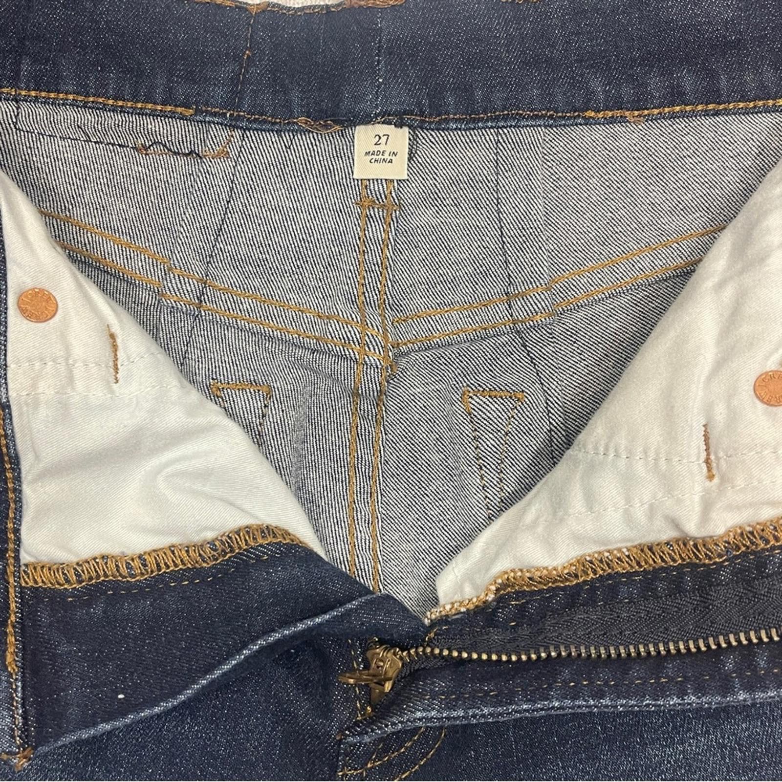 J.Crew J Crew Classic Dark Blue Women's Jeans size 27 Size 27" / US 4 / IT 40 - 5 Thumbnail