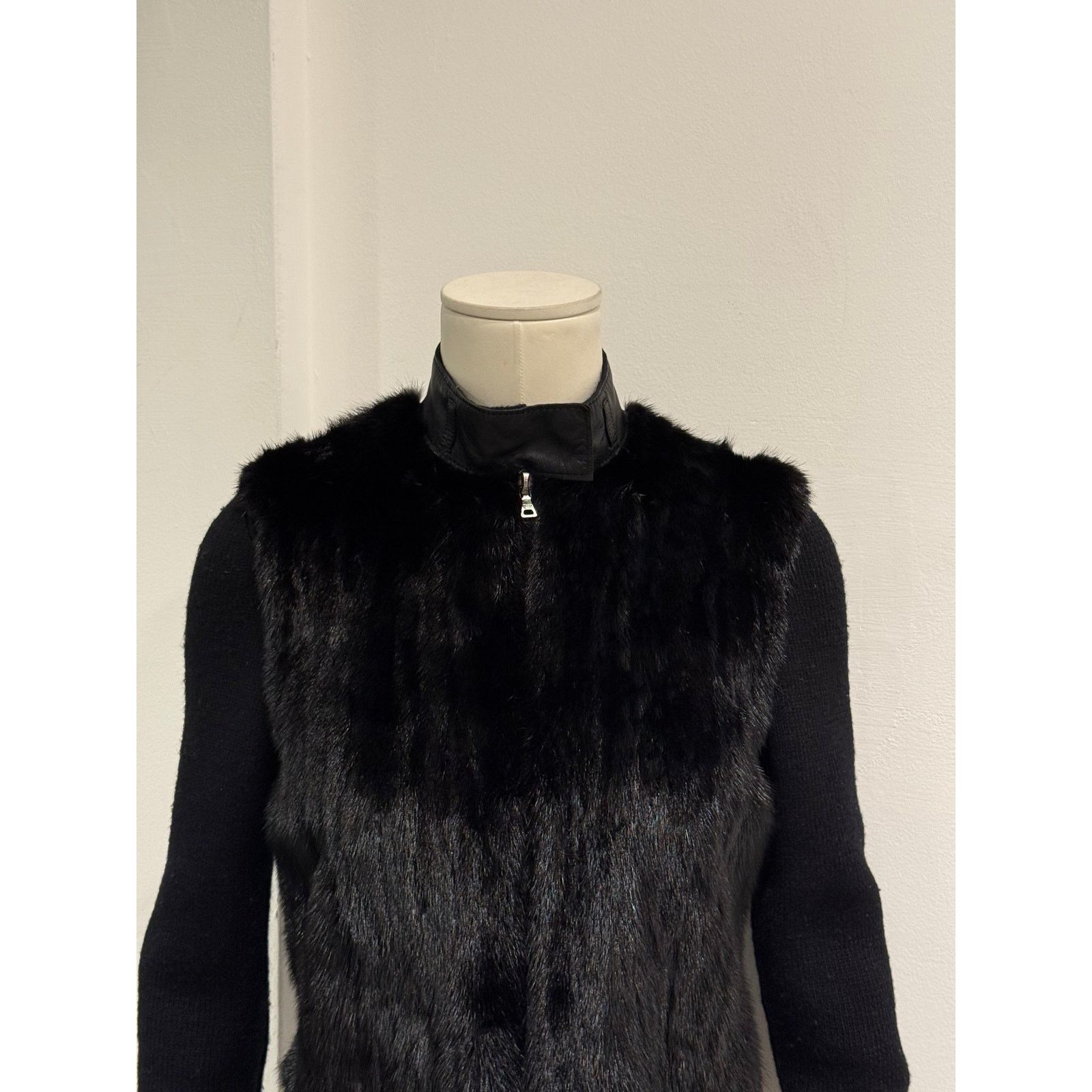 Prada 2000s Prada mink fur cardigan Size M / US 6-8 / IT 42-44 - 5 Thumbnail
