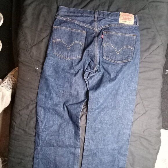 Levi's × Levi's Vintage Clothing × Vintage Vintage Levi's 501 Button Fly Denim Blue Jeans 36x33 Size US 36 / EU 52 - 6 Thumbnail