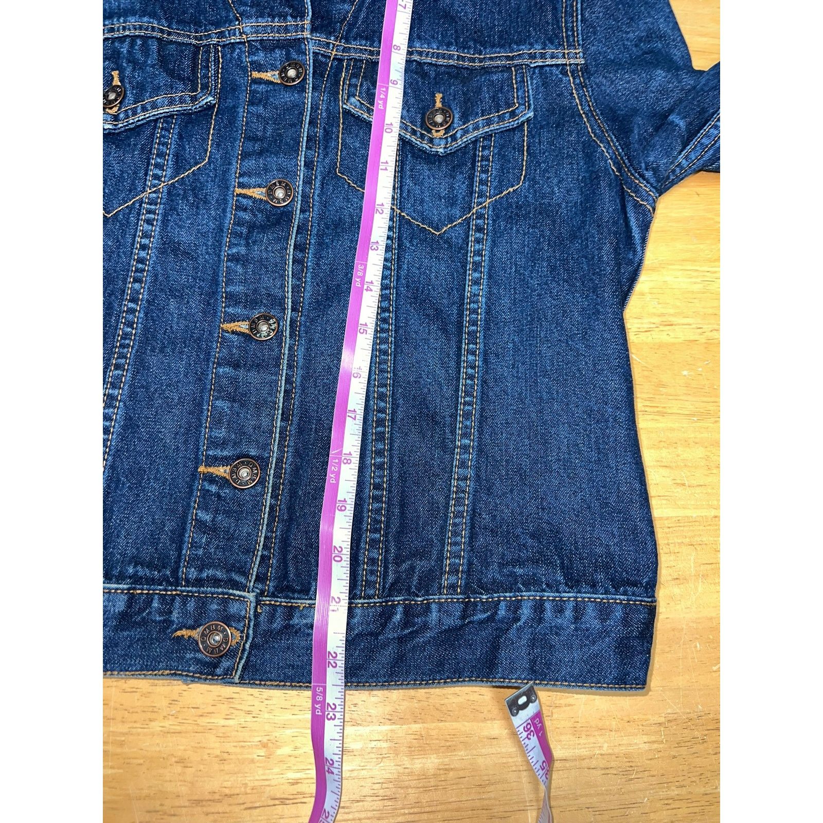 Vintage Vintage Womens Denim Jacket DMBM Jeans Blue Top Women Large Size L / US 10 / IT 46 - 11 Thumbnail