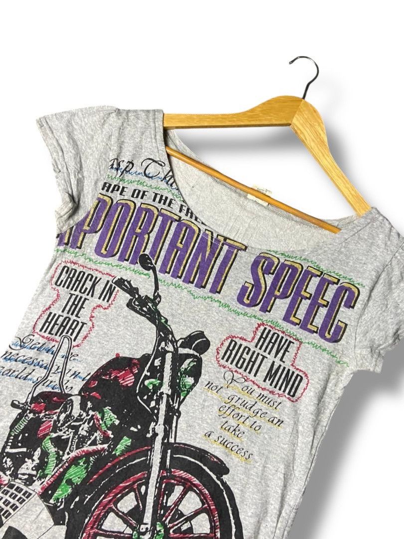 Japanese Brand G.N.O Girls Night Out Punk Short Sleeve Shirt (150) Size M / US 6-8 / IT 42-44 - 5 Thumbnail