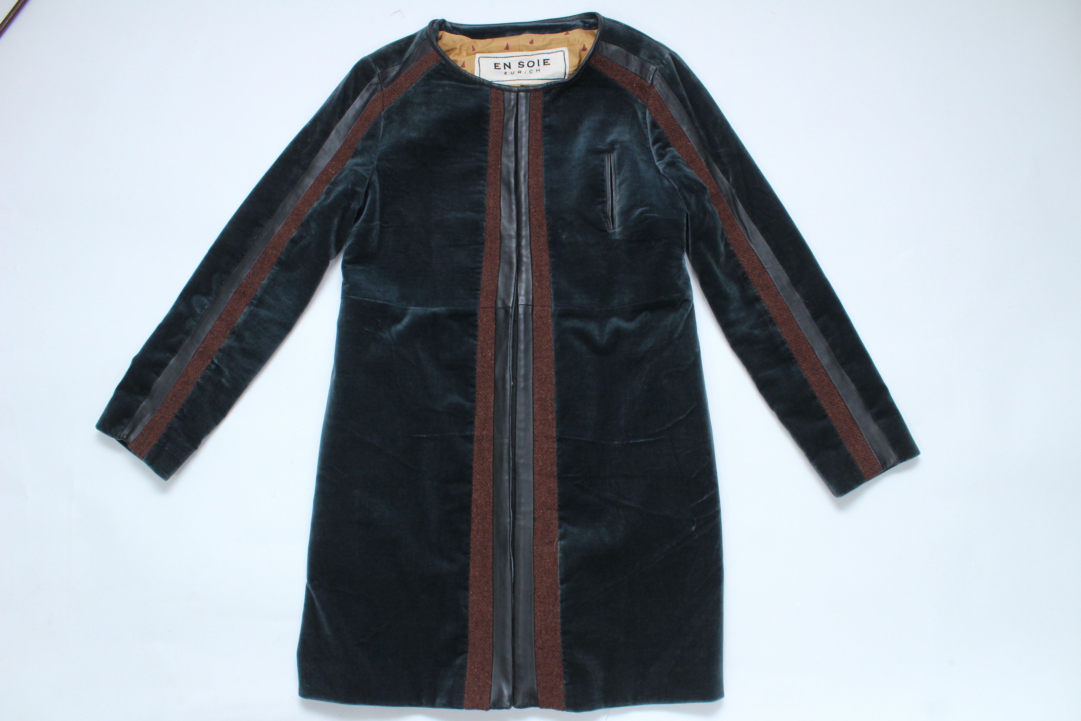 Other En Soie Zurich Coat Jacket Wool Size 36 Authentic Size XS / US 0-2 / IT 36-38 - 3 Thumbnail