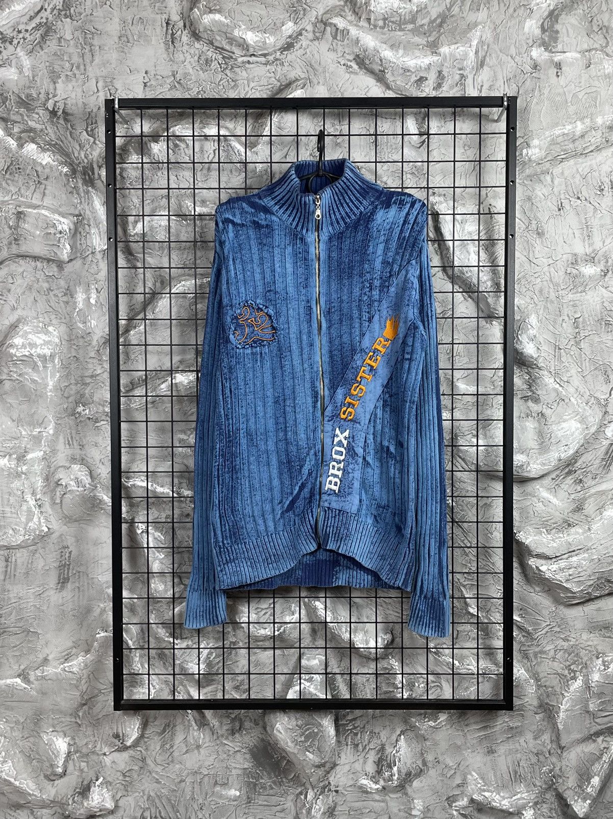 Dolce & Gabbana Vintage Y2K Textured Knit Zip Sweater Hysteric Glamour Style Size US L / EU 52-54 / 3 - 1 Thumbnail