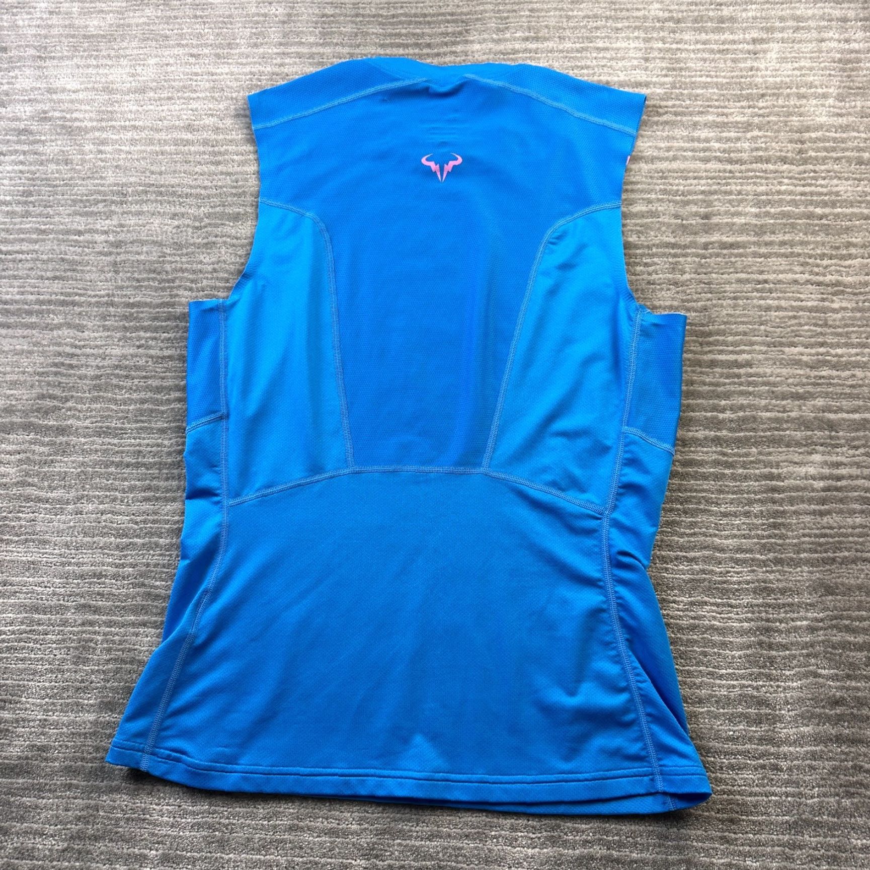 Nike Nike Rafa Shirt Mens M Blue Tank Top 2014 US Open NYC Nike Dri-Fit Size US M / EU 48-50 / 2 - 3 Thumbnail