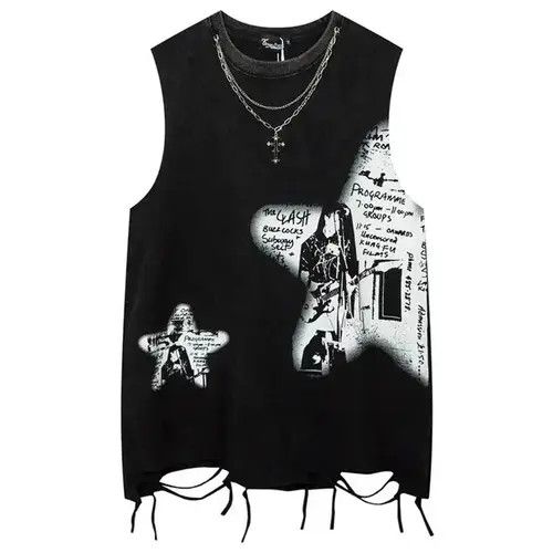 Japanese Brand Hayama x Kanou Hip Hop Print Punk Gothic Streetwear #15 Size US M / EU 48-50 / 2 - 5 Thumbnail