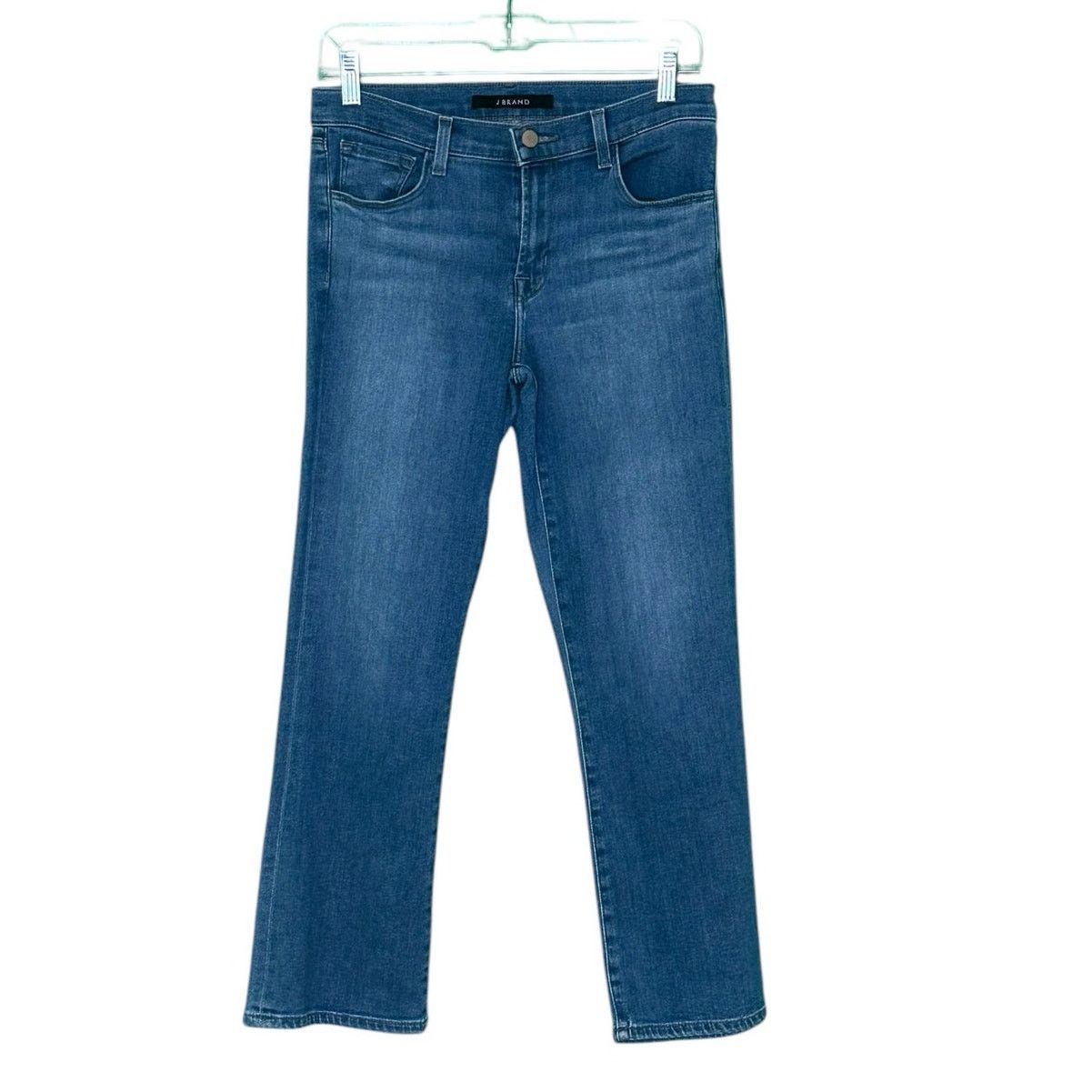 J Brand J Brand blue straight legs stretch jeans size 27 - 4 Size 27" / US 4 / IT 40 - 1 Thumbnail