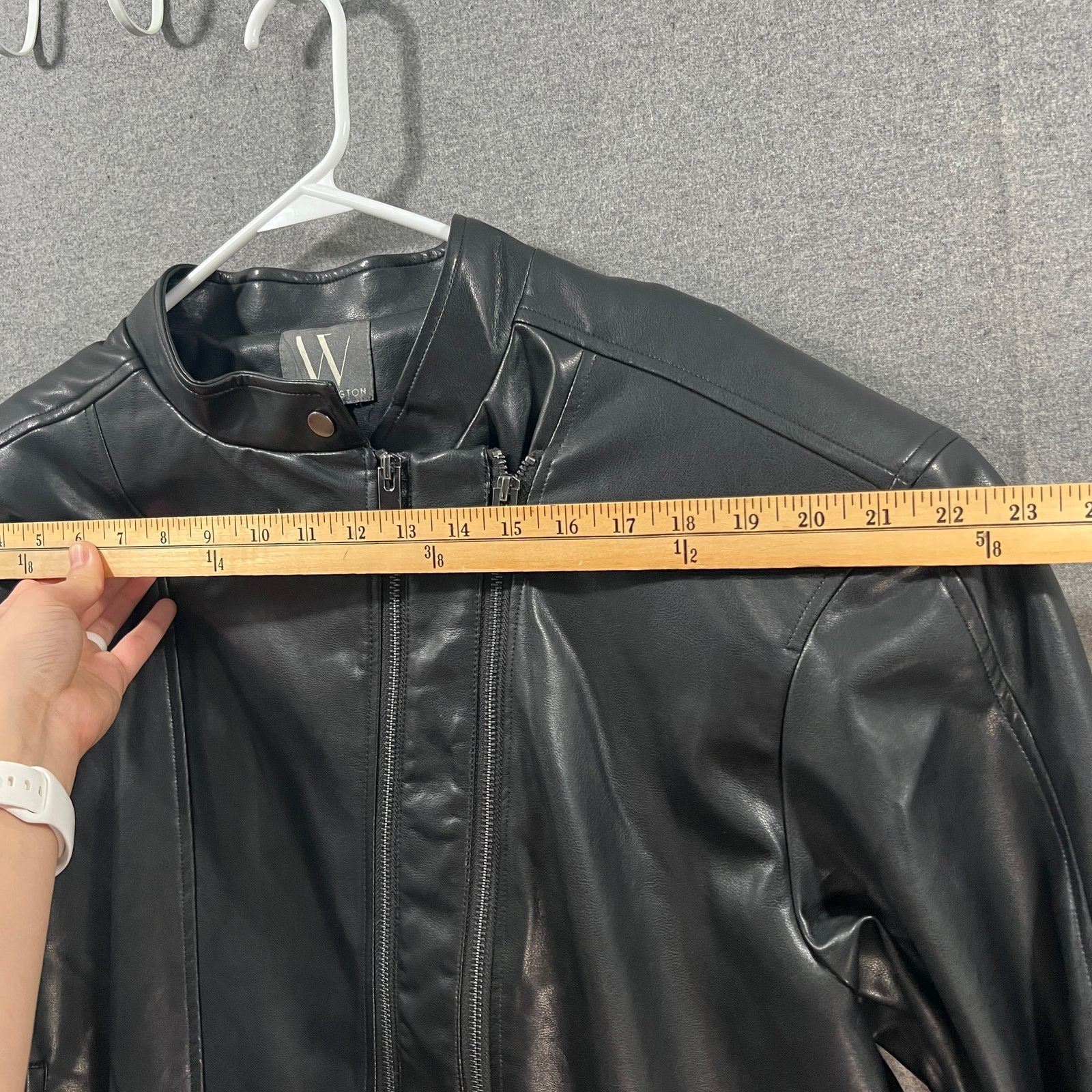 Other Worthington Women's Faux Leather Biker Winter Jacket Size XL / US 12-14 / IT 48-50 - 9 Thumbnail