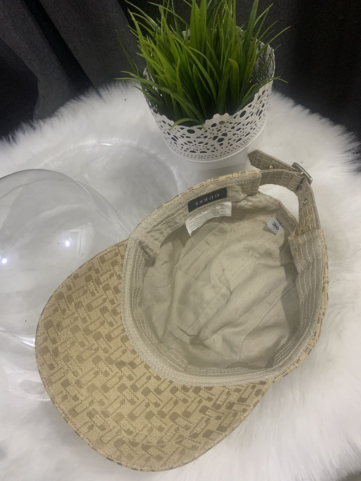Guess × Vintage VINTAGE!! Cap 4 Panel GUESS Fullprints Size ONE SIZE - 6 Thumbnail