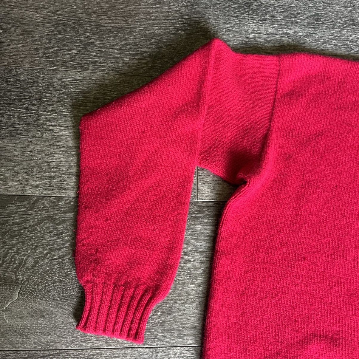 Vintage Vintage Laurence J Smith Shetland Lambswool Cardigan Sweater Size L / US 10 / IT 46 - 4 Thumbnail