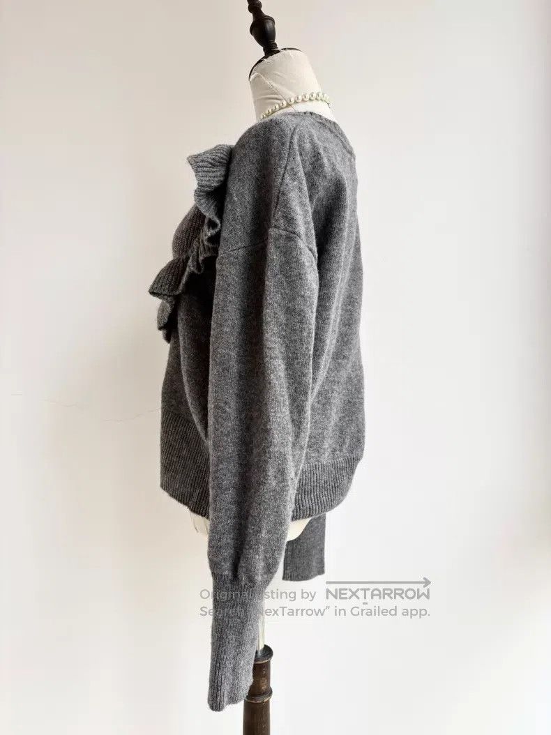 Vivienne Westwood Vivienne Westwood size 00 Gray heart knitted sweater Size ONE SIZE - 4 Thumbnail