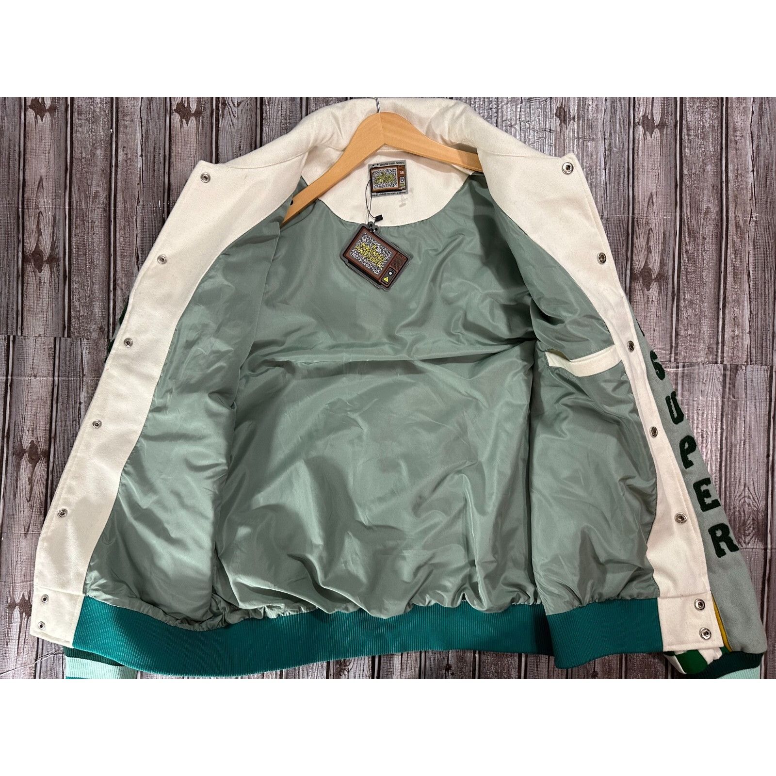 KidSuper KidSuper Studios wool blend Jagermeister Varsity Jacket size Size US XXL / EU 58 / 5 - 2 Thumbnail