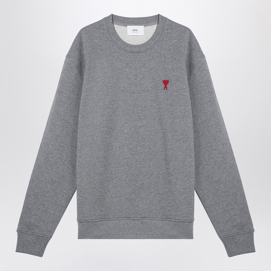 o1d2blof0724 Crew-neck Sweatshirt in Grey