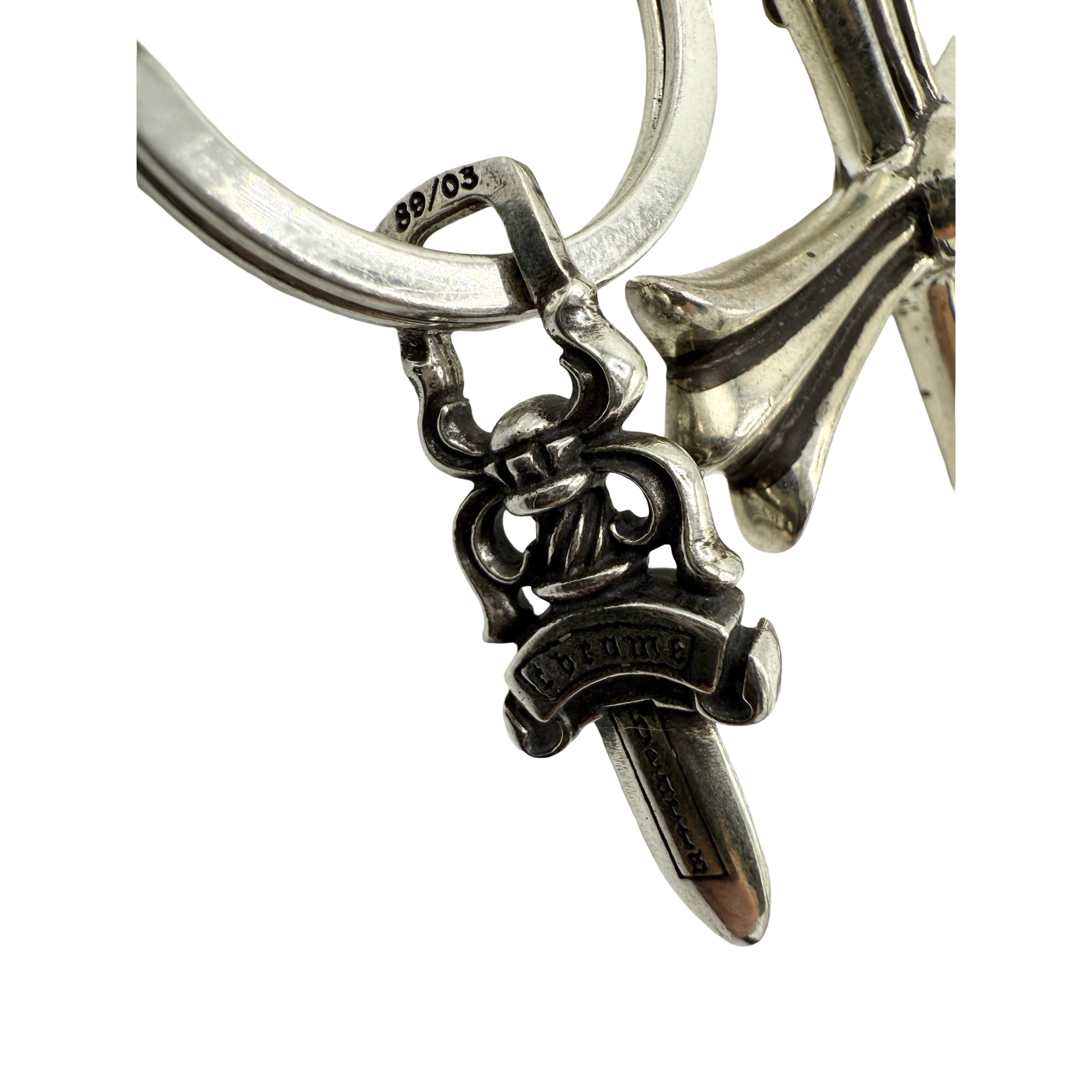 Chrome Hearts Cross Keychain With Dagger Pendant Size ONE SIZE - 3 Thumbnail