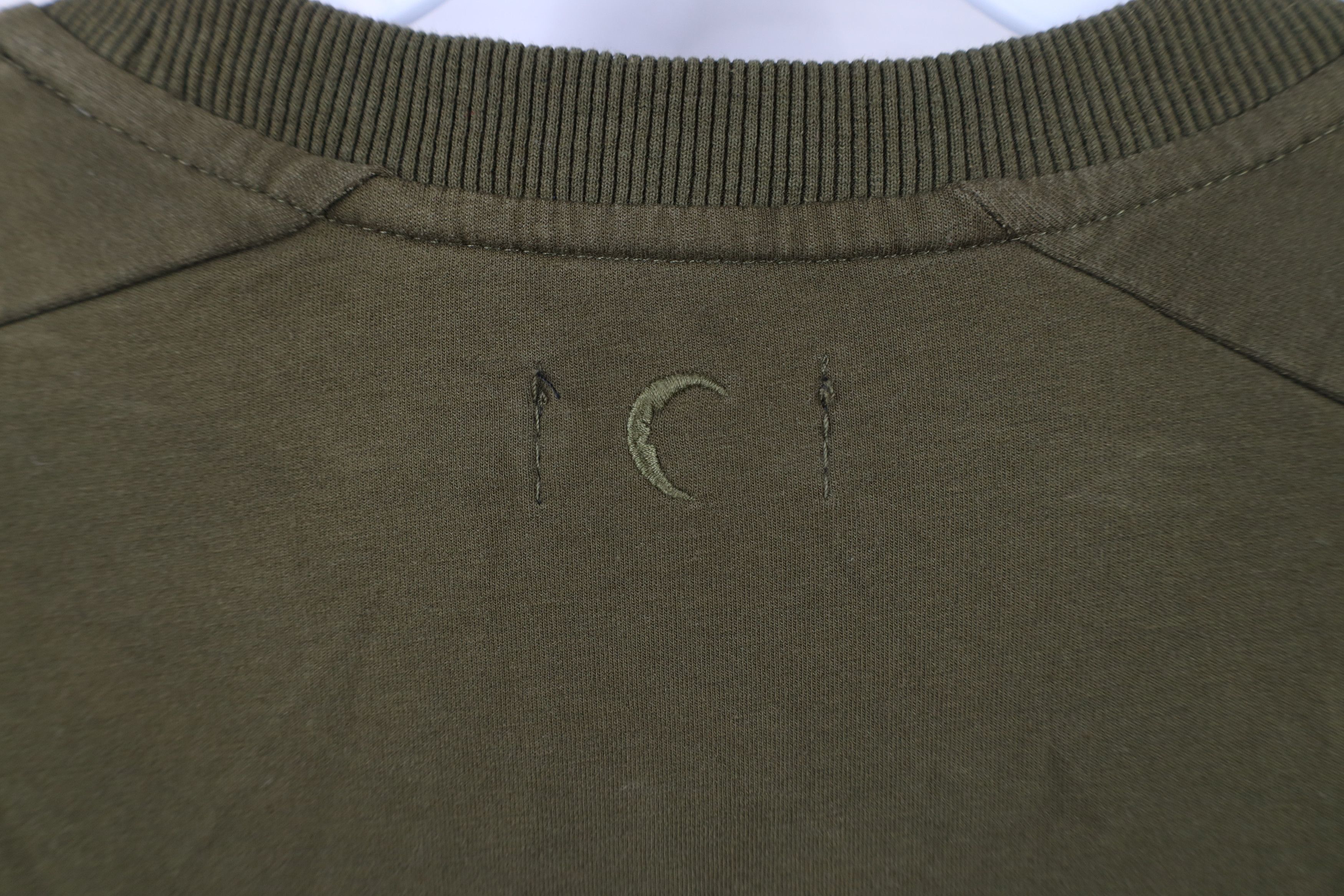 Vintage Zyia Active Blank French Terry Crewneck Sweatshirt Green Size M / US 6-8 / IT 42-44 - 12 Thumbnail