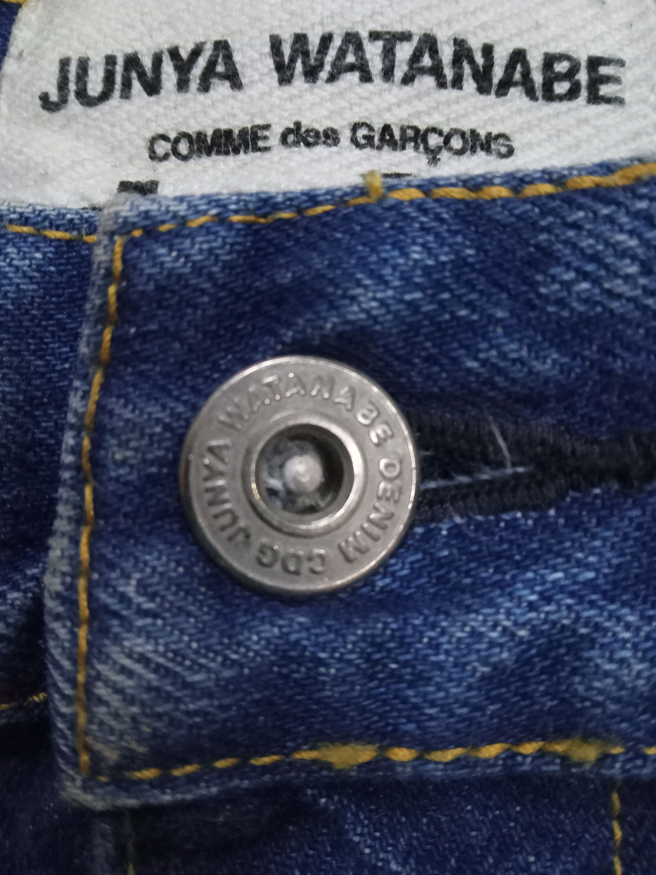 Comme des Garcons Junya Watanabe x Comme Des Garcons Denim Patchworks Jeans Size US 34 / EU 50 - 7 Thumbnail