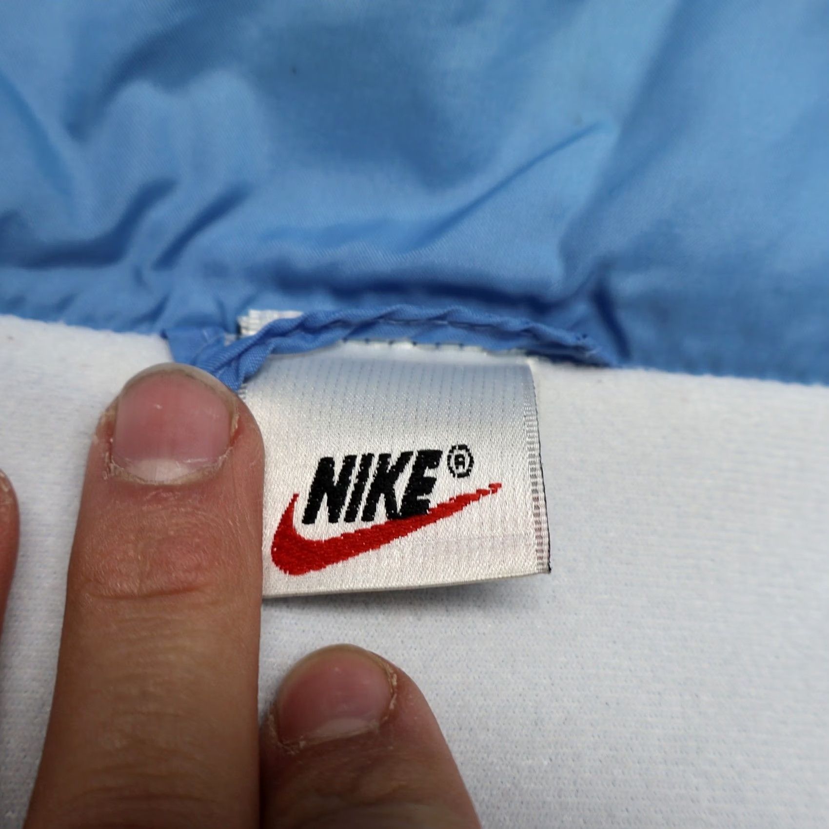 Nike VINTAGE Nike Jacket Mens XL Blue VTG 90s Full Zip Light Athletic Track Windbreaker Pack Size US XL / EU 56 / 4 - 6 Thumbnail