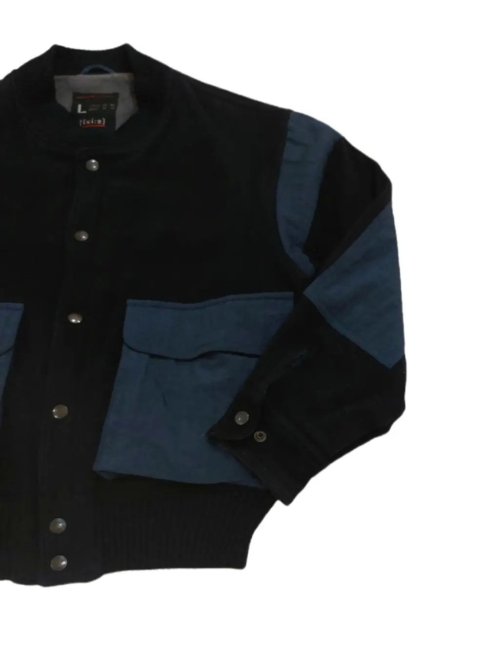 Japanese Brand Vtg IXIZ Japanese AvantGarde Multi-Pocket Wool Flight Jacket Size US L / EU 52-54 / 3 - 4 Thumbnail