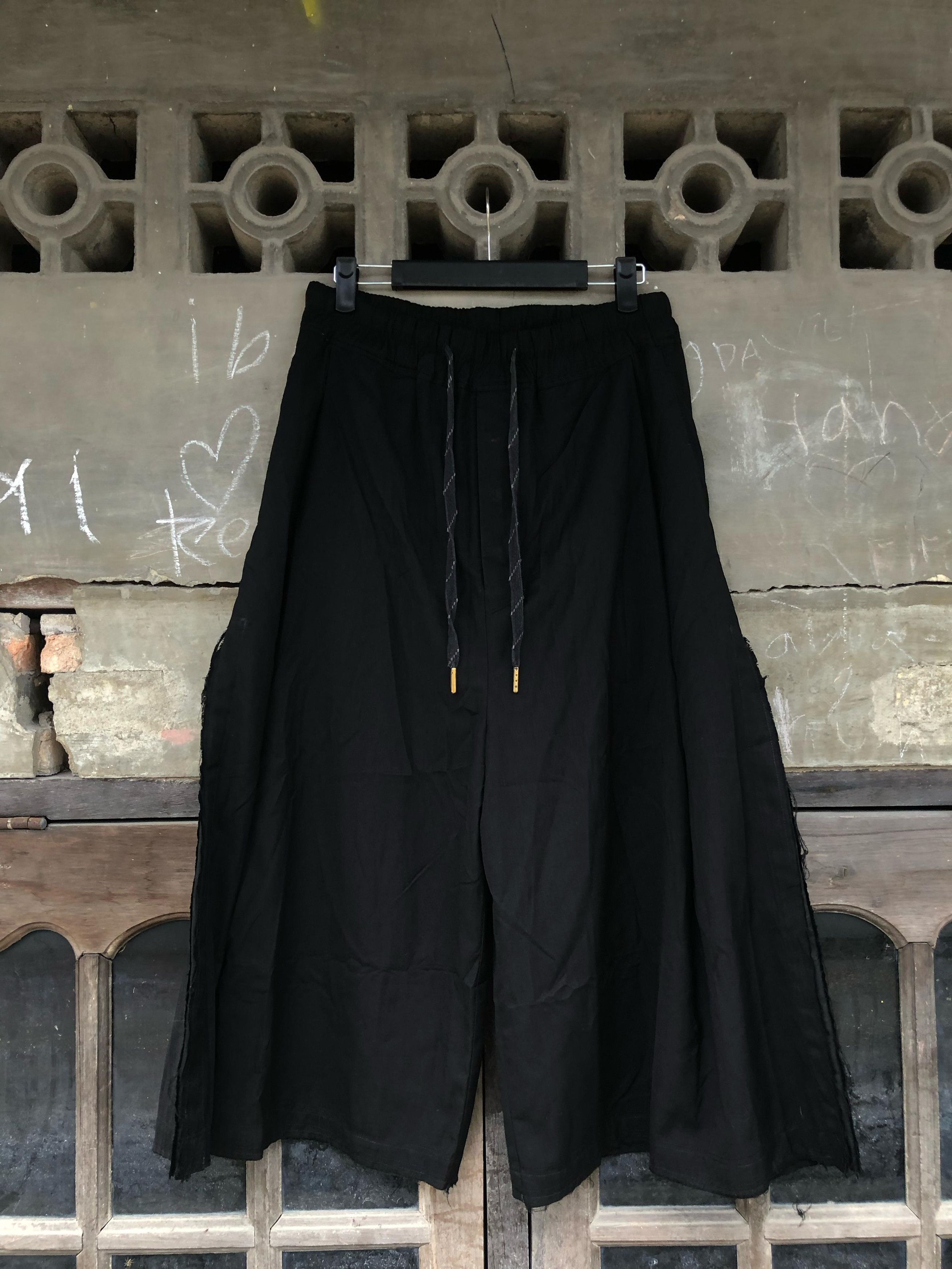 Issey Miyake × JOE CHIA × Yohji Yamamoto Joe Chia Unfinished Hakama Pants Size US 30 / EU 46 - 4 Thumbnail