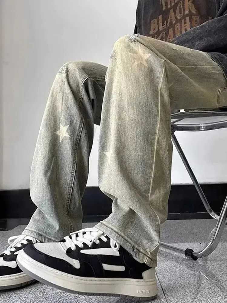 Japanese Brand Washed vintage straight leg jeans Size US 32 / EU 48 - 2 Thumbnail