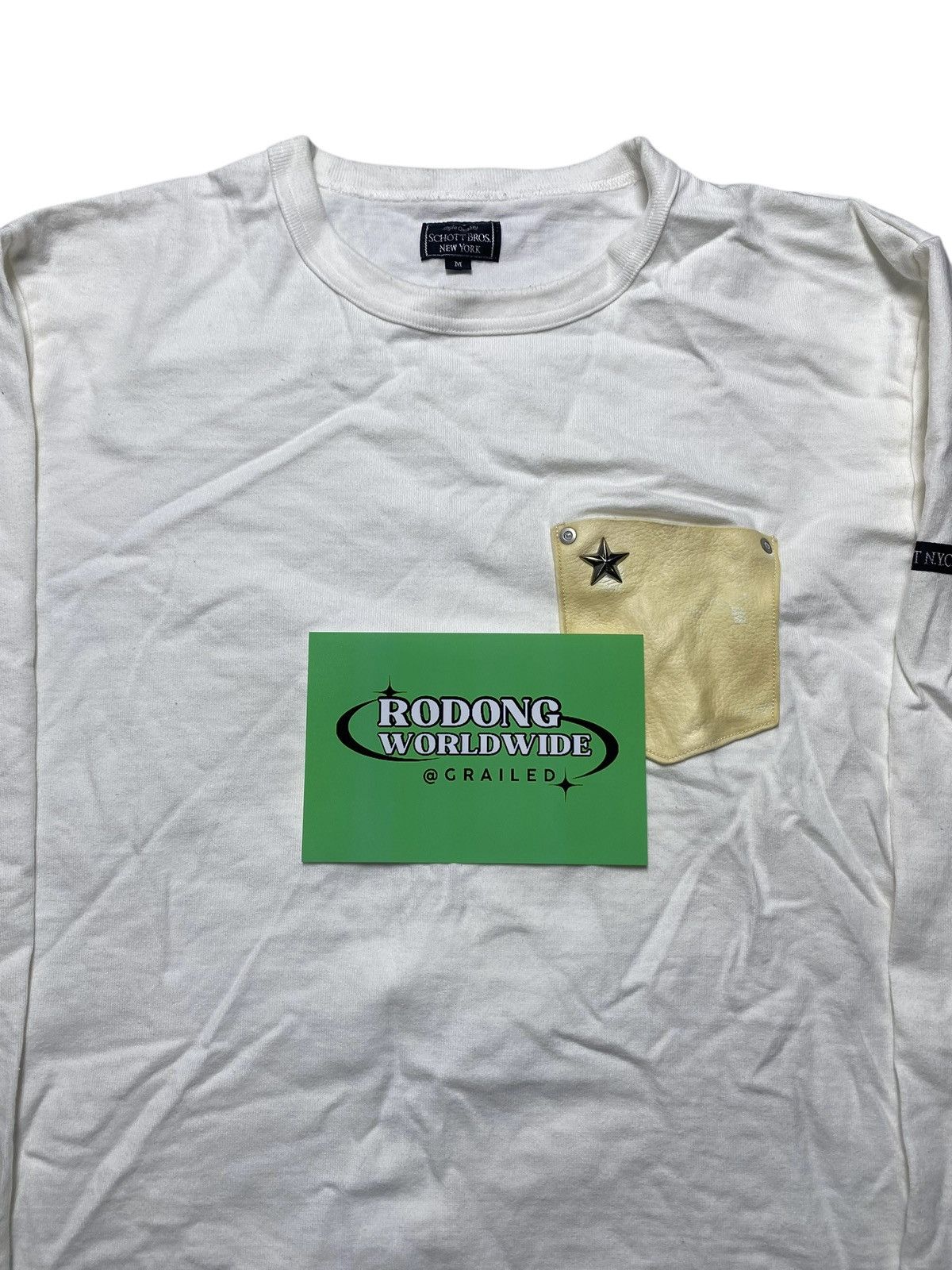Schott VINTAGE SCHOTT BROS NEW YORK HARD POCKET STAR DESIGN Size US M / EU 48-50 / 2 - 2 Thumbnail