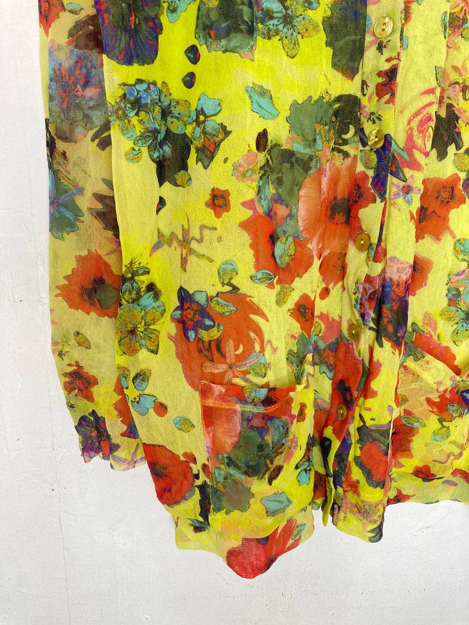 Jean Paul Gaultier Jean Paul Gaultier Soleil Sheer Mesh Buttoned Cardigan Size L / US 10 / IT 46 - 5 Thumbnail