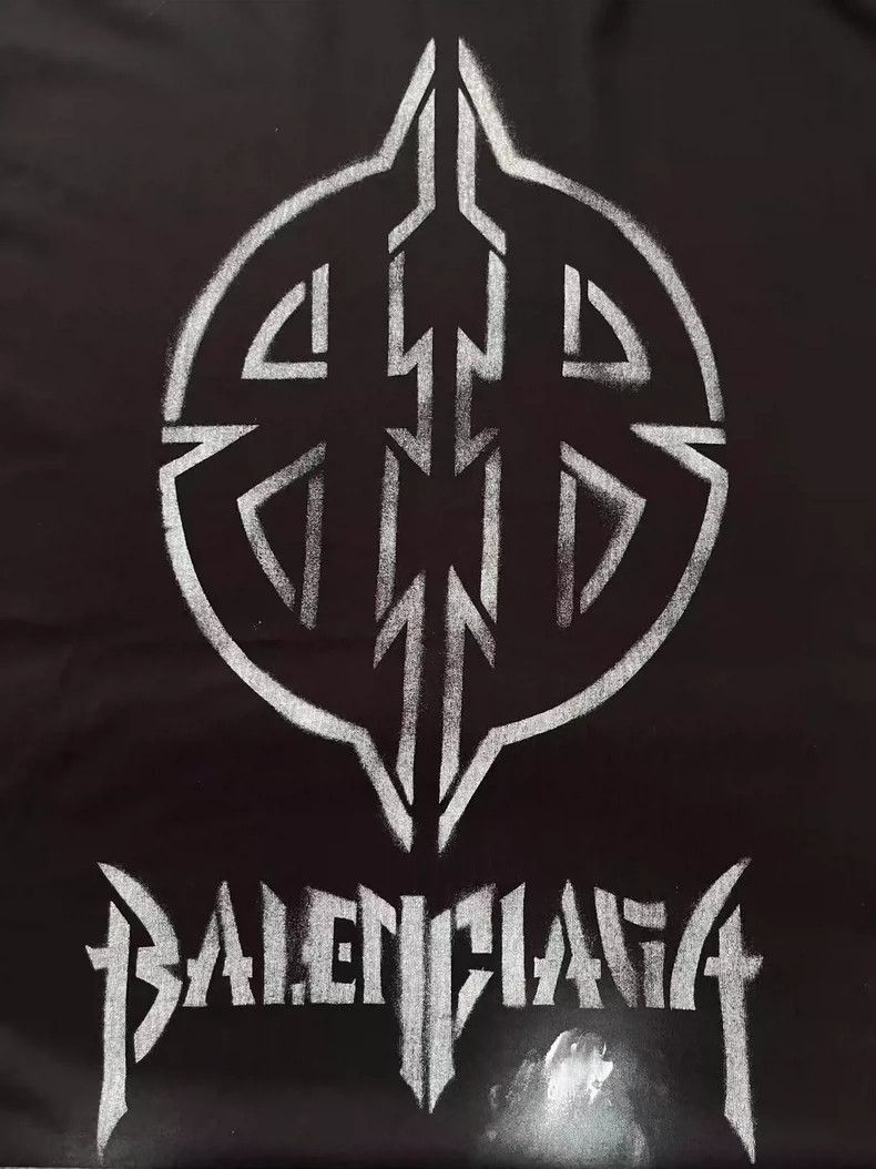 Balenciaga Balenciaga Logo Printed Crew Neck Short Sleeve T-Shirt Reg Size US M / EU 48-50 / 2 - 3 Thumbnail