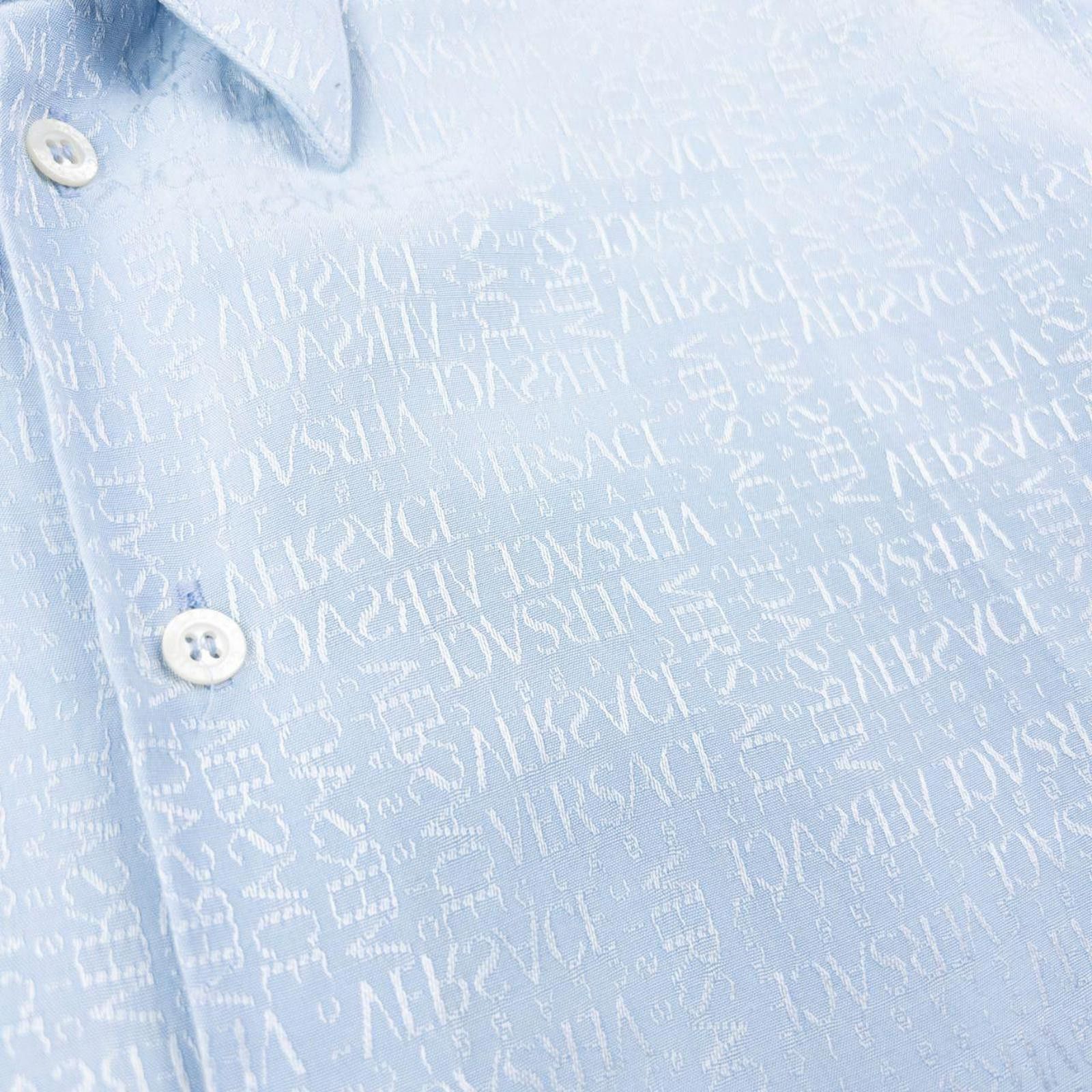 Versace Vintage 2000s Versace Classic Monogram Long Sleeve Shirt M Size US M / EU 48-50 / 2 - 5 Thumbnail